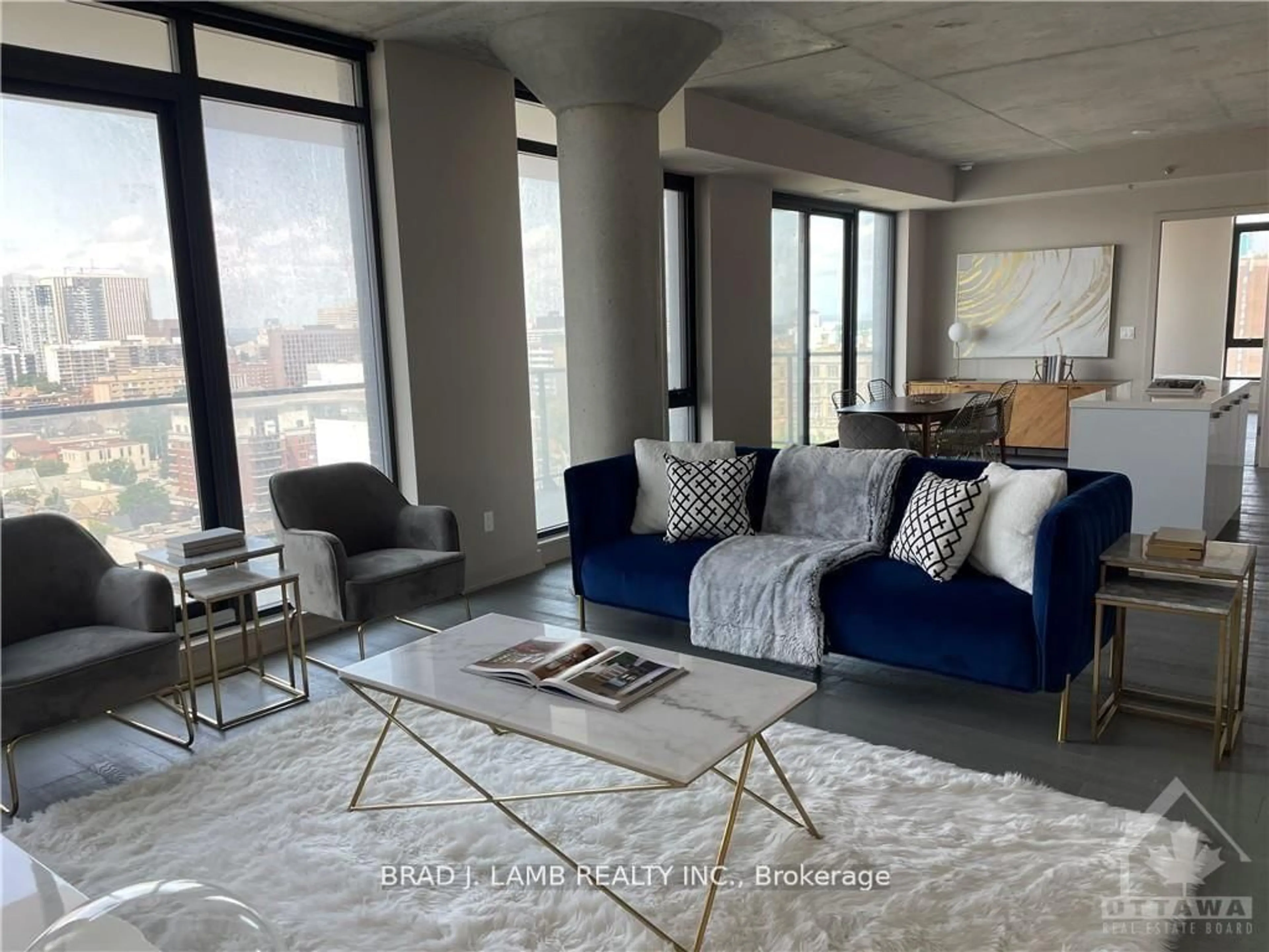 Living room with furniture, unknown for 203 CATHERINE St #214, Ottawa Ontario K2P 1C3