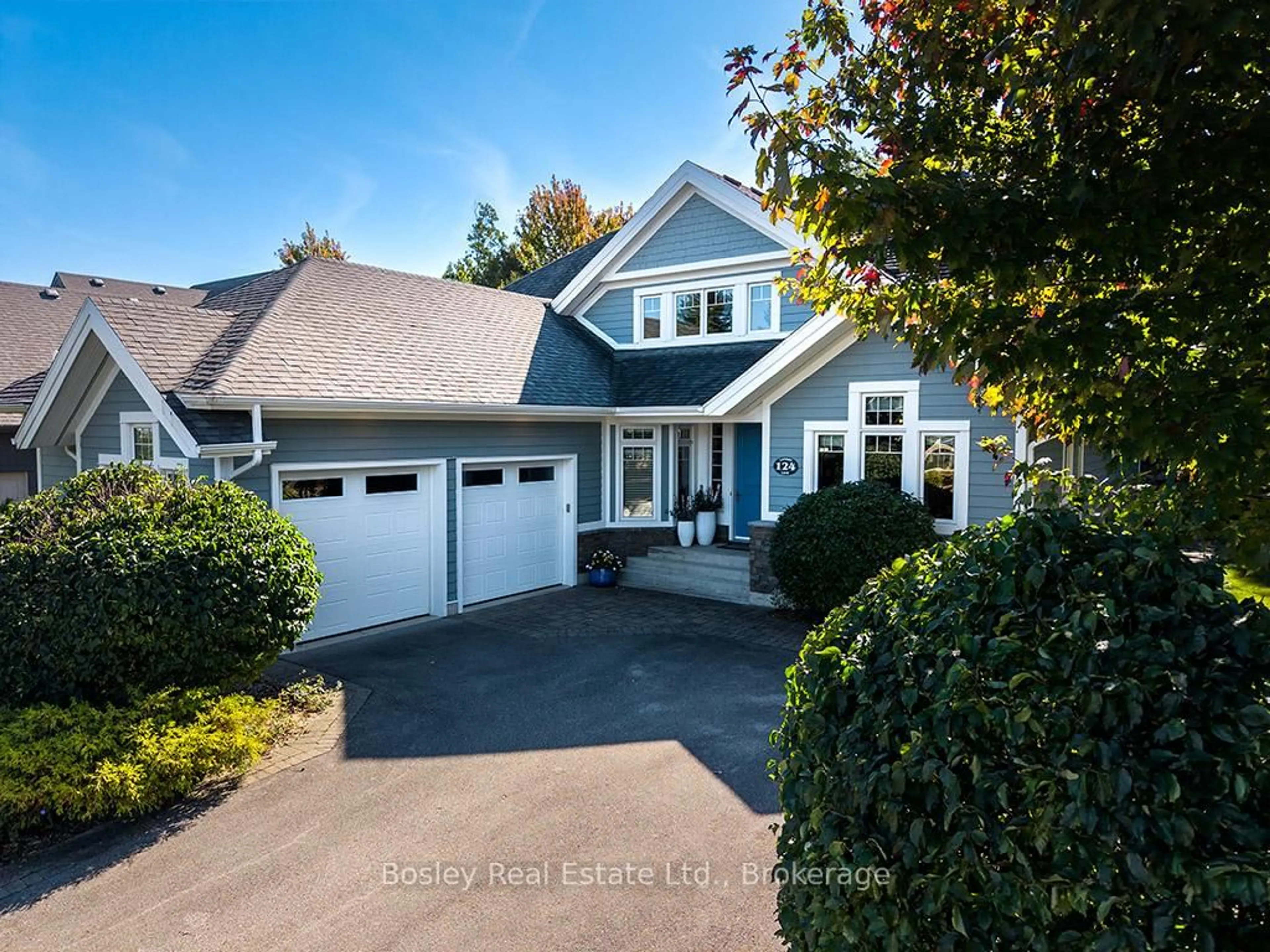 Home with vinyl exterior material, street for 124 LANDRY Lane, Blue Mountains Ontario N0H 2P0