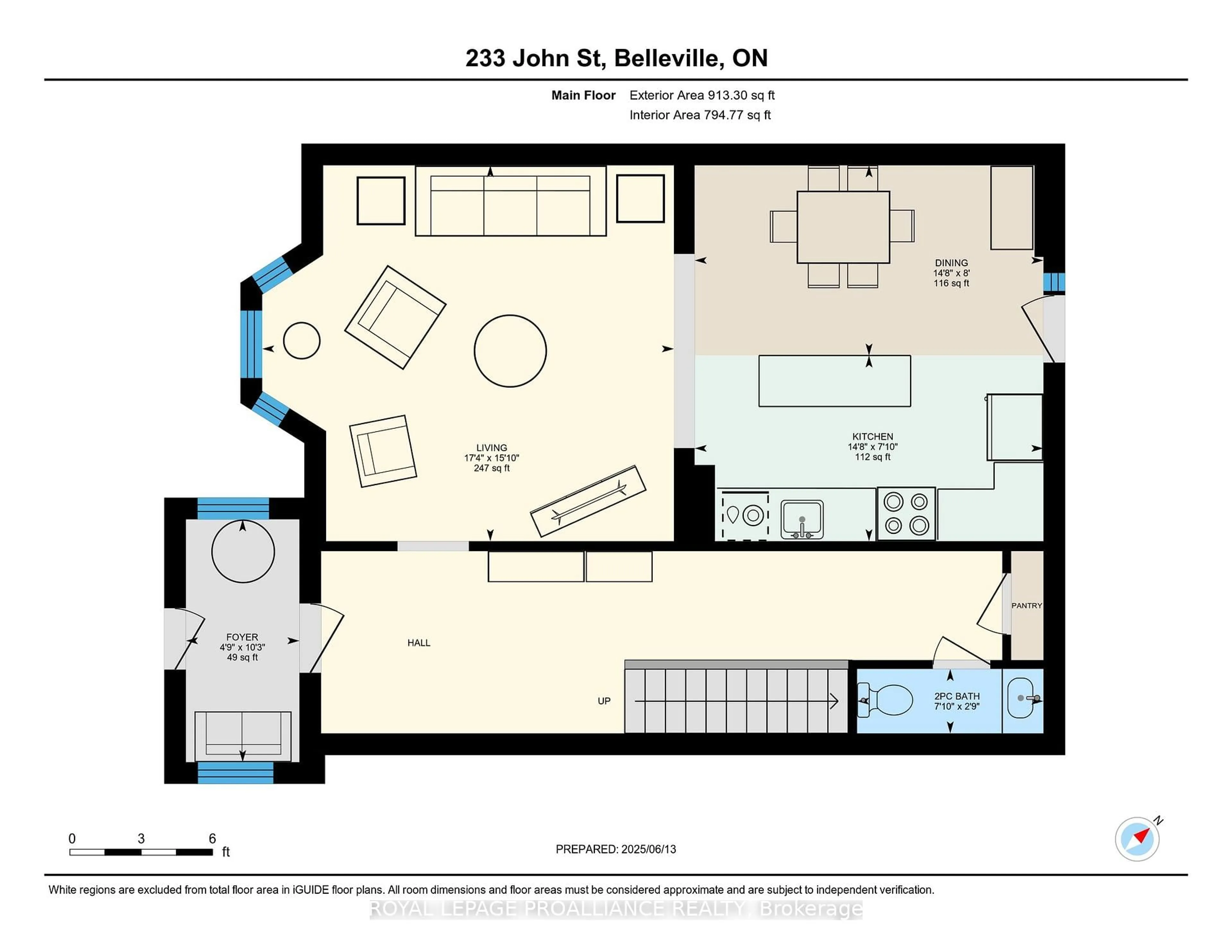 Floor plan for 233 John St #5, Belleville Ontario K8N 3G2