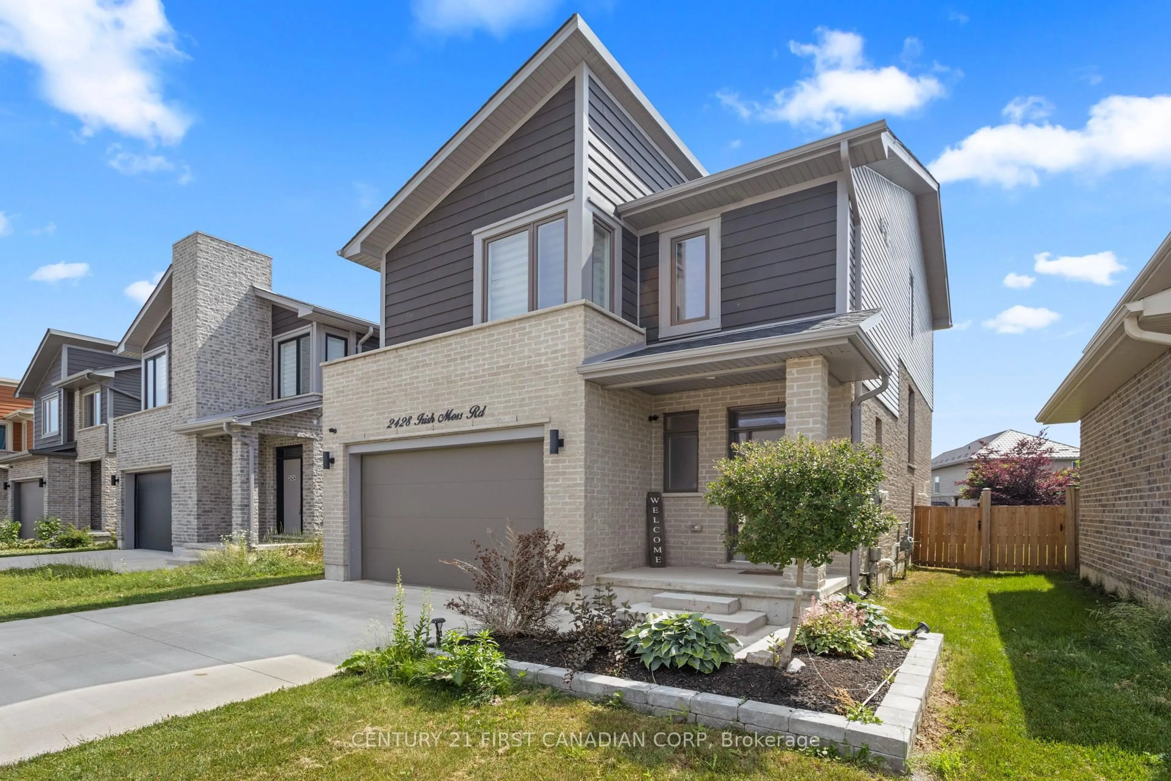 Home with brick exterior material, street for 2428 Irish Moss Rd, London South Ontario N6M 0H6