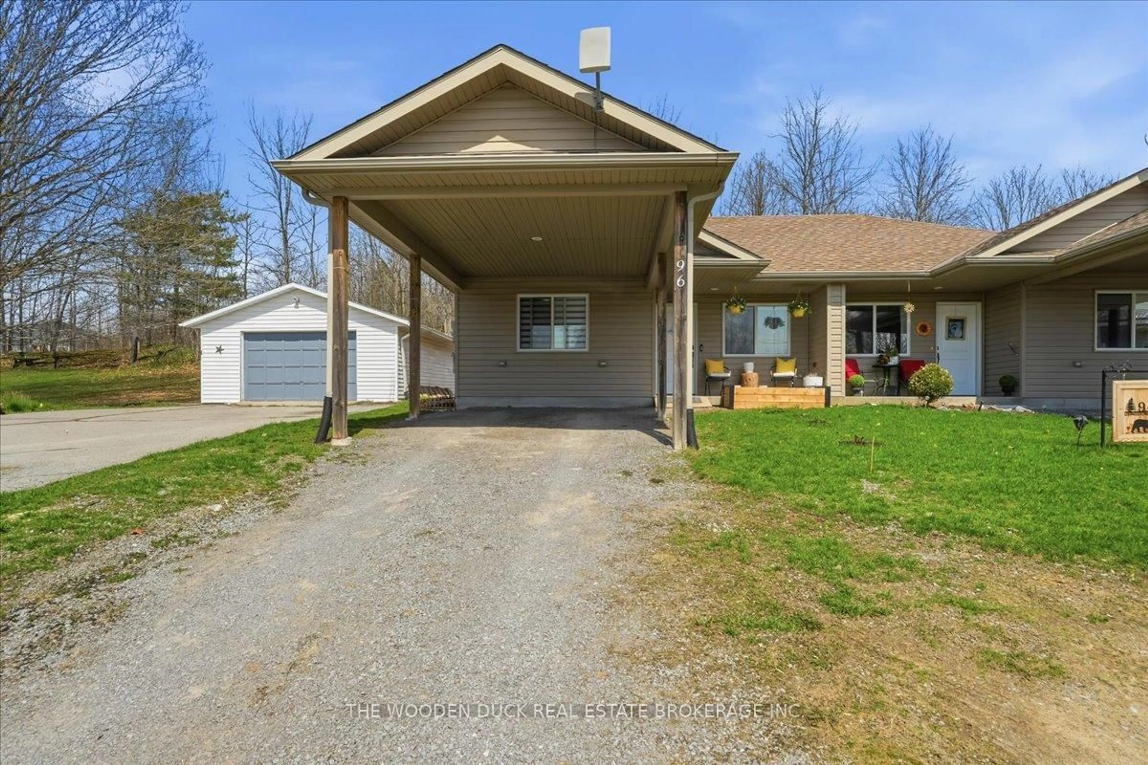 A pic from outside/outdoor area/front of a property/back of a property/a pic from drone, street for 96 Livingstone Ave, Madoc Ontario K0K 2K0