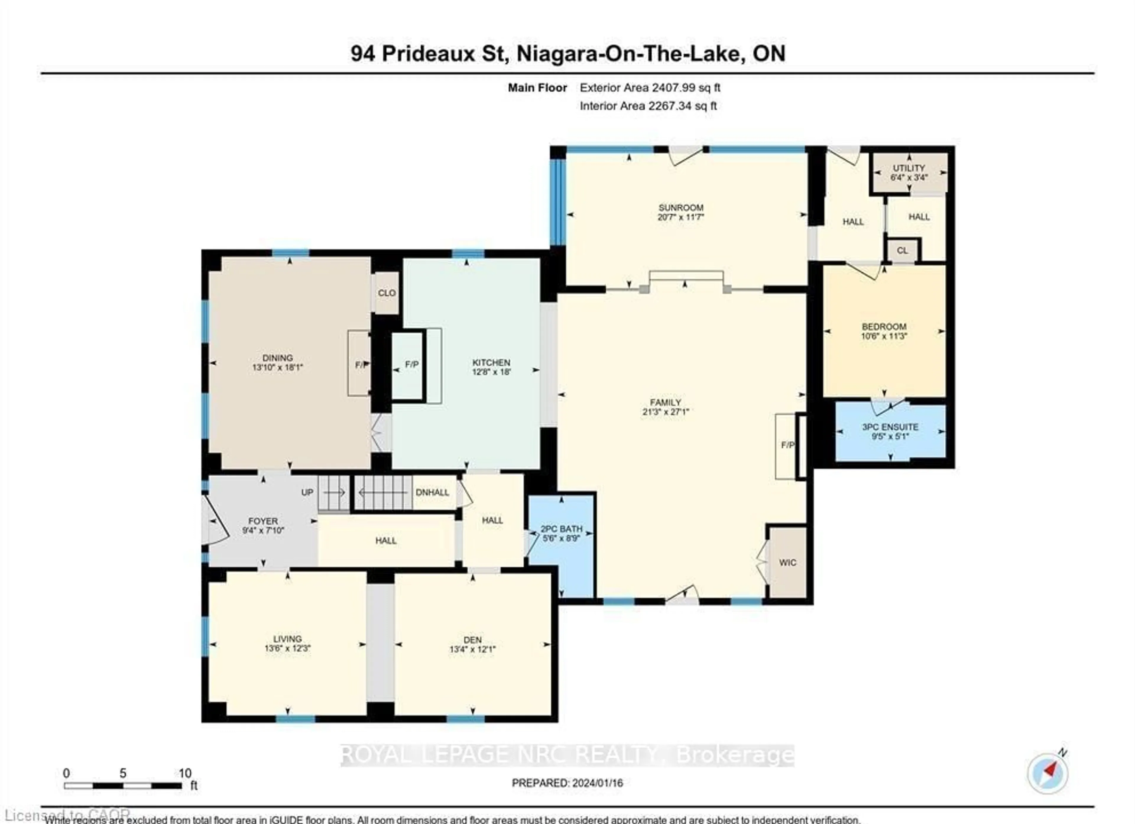 Floor plan for 94 PRIDEAUX St, Niagara-on-the-Lake Ontario L0S 1J0