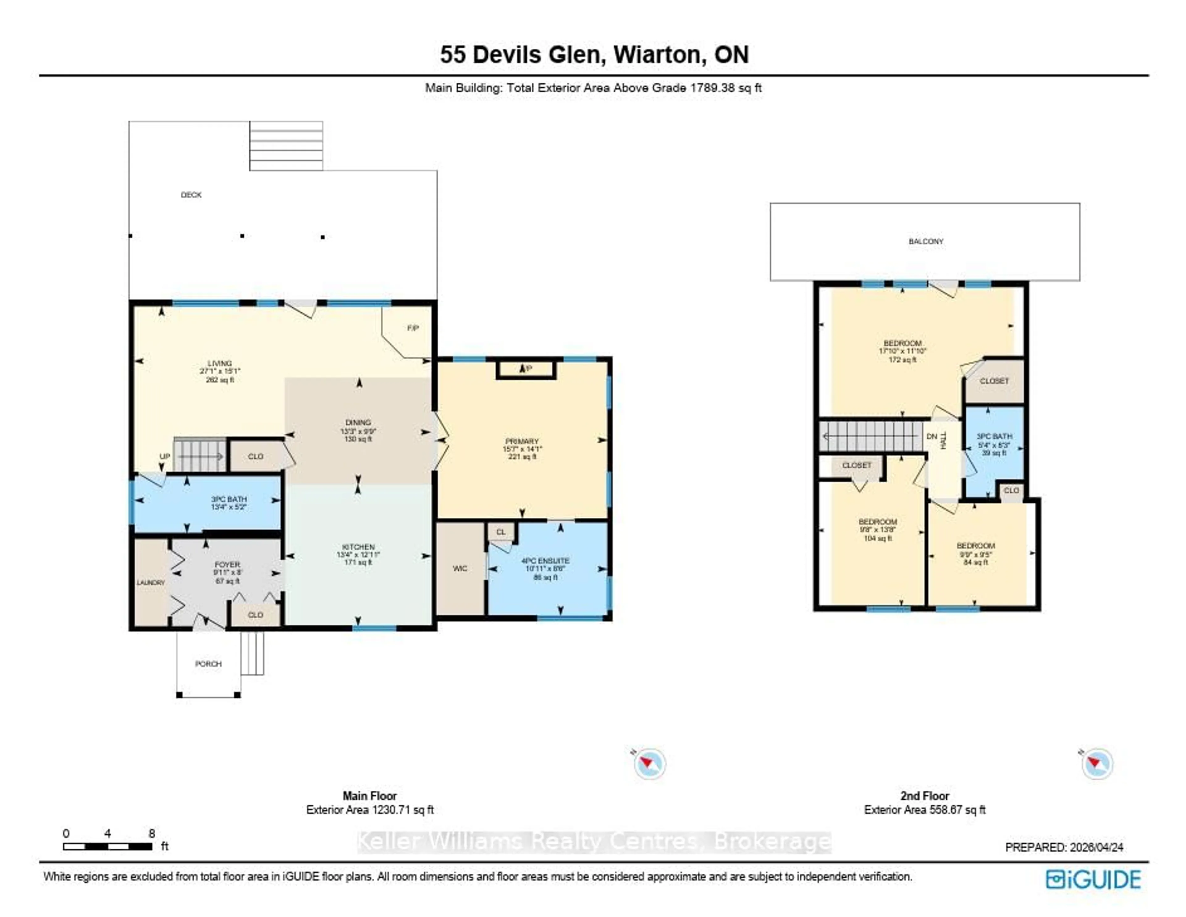 Floor plan for 55 Devil's Glen Rd, Northern Bruce Peninsula Ontario N0H 2T0