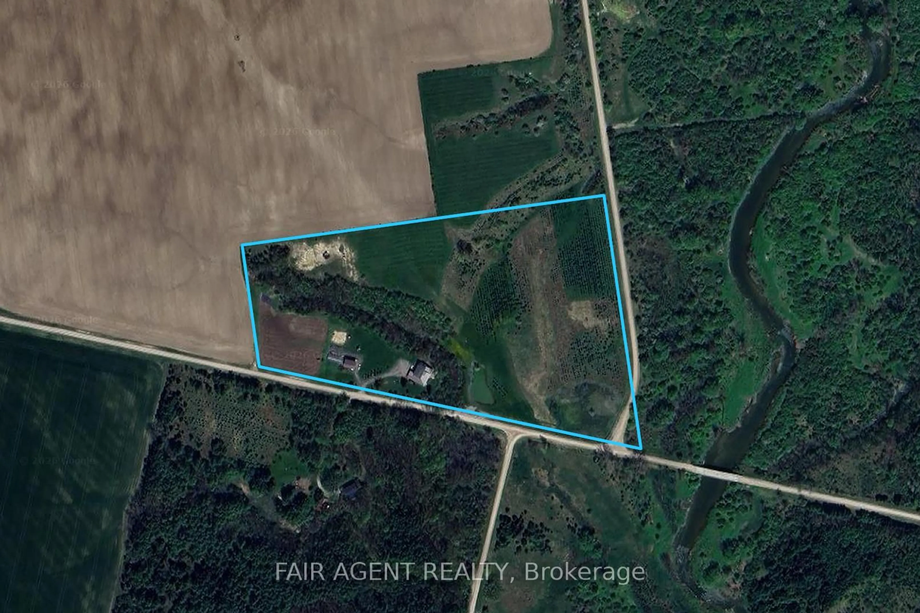 Picture of a map for 4484 AUSABLE Dr, North Middlesex Ontario N0M 1A0