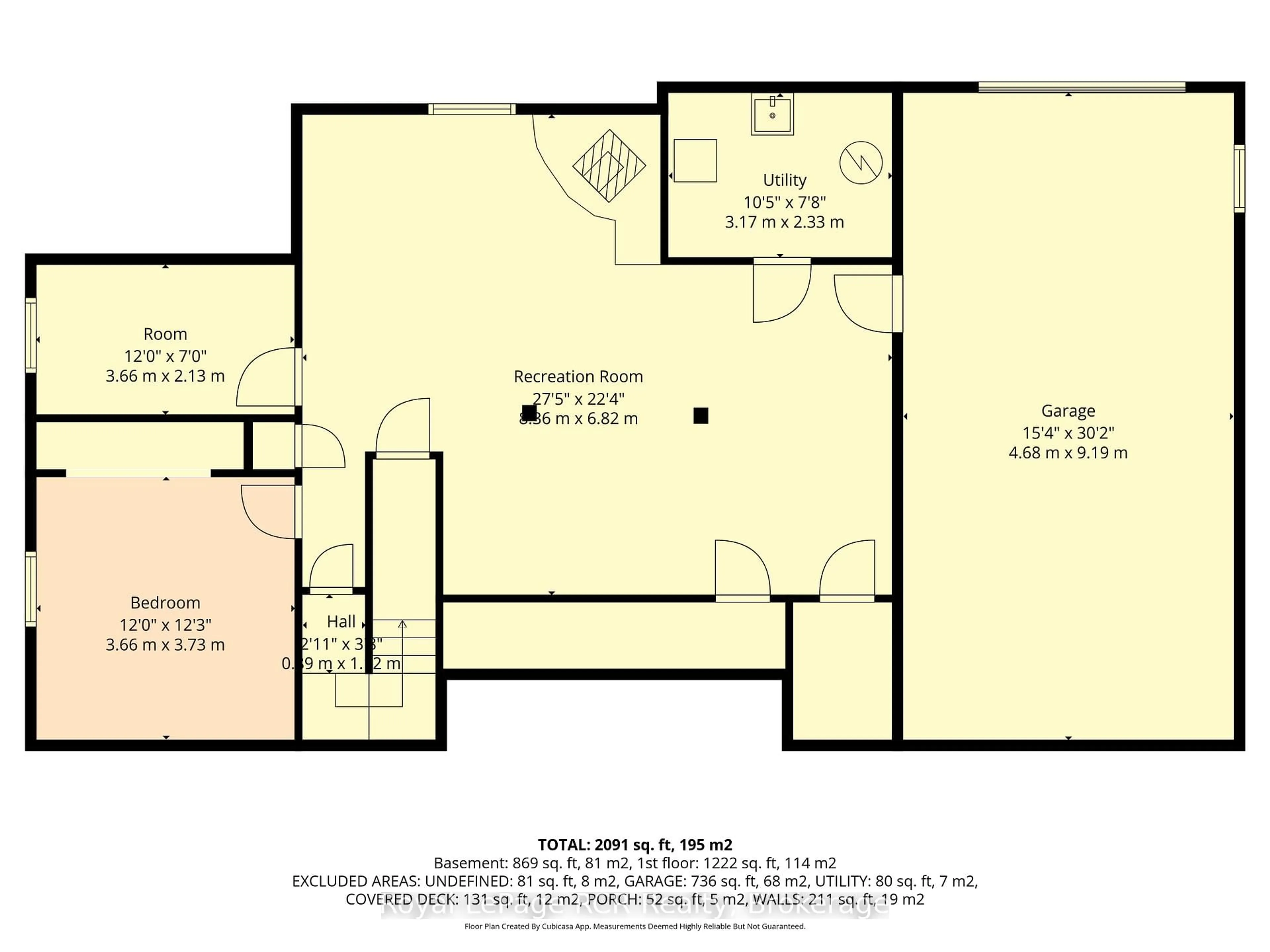 Floor plan for 742053 4A Sdrd, Chatsworth Ontario N0H 1K0