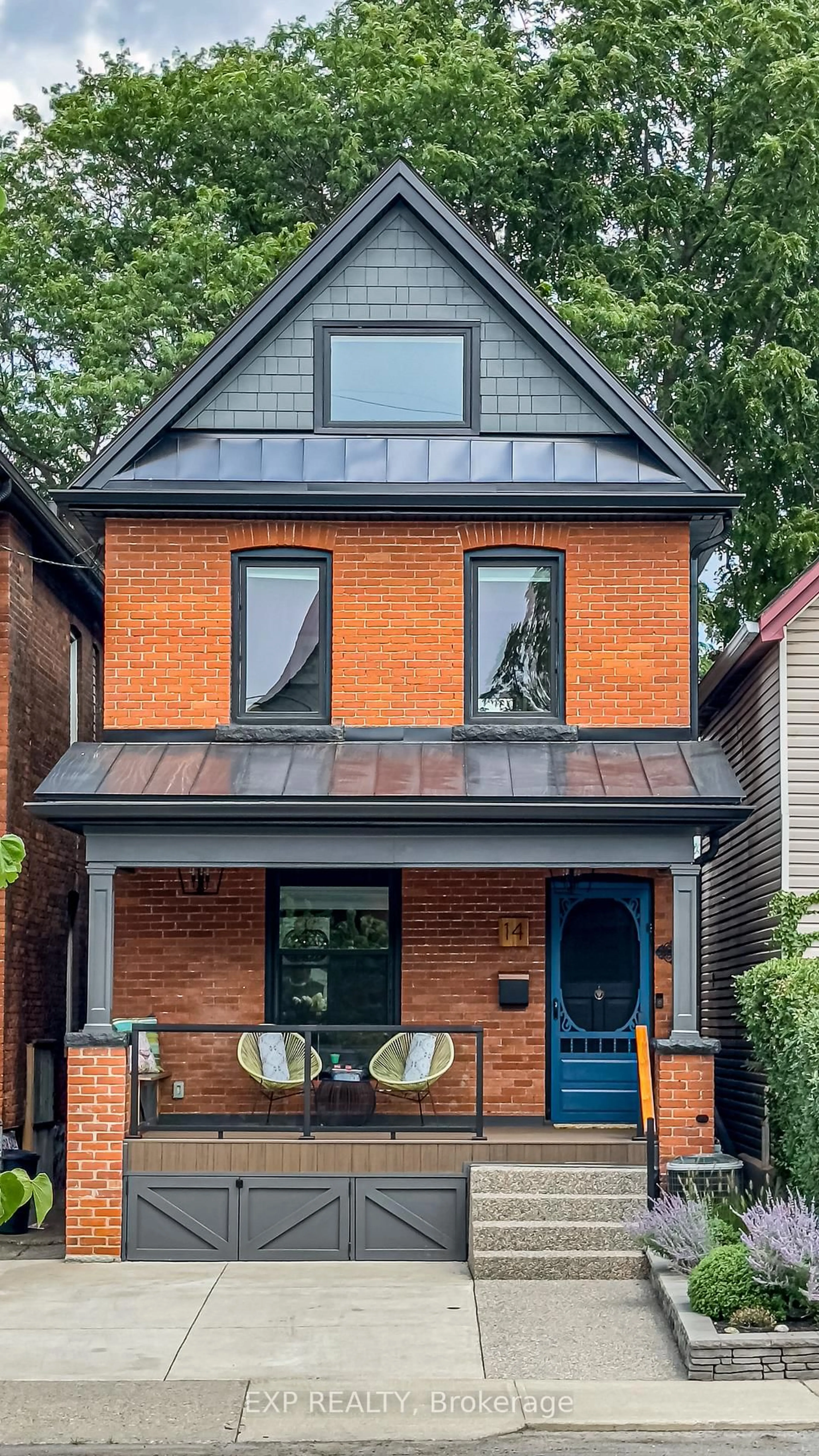 Home with brick exterior material, street for 14 Chatham St, Hamilton Ontario L8P 2B2