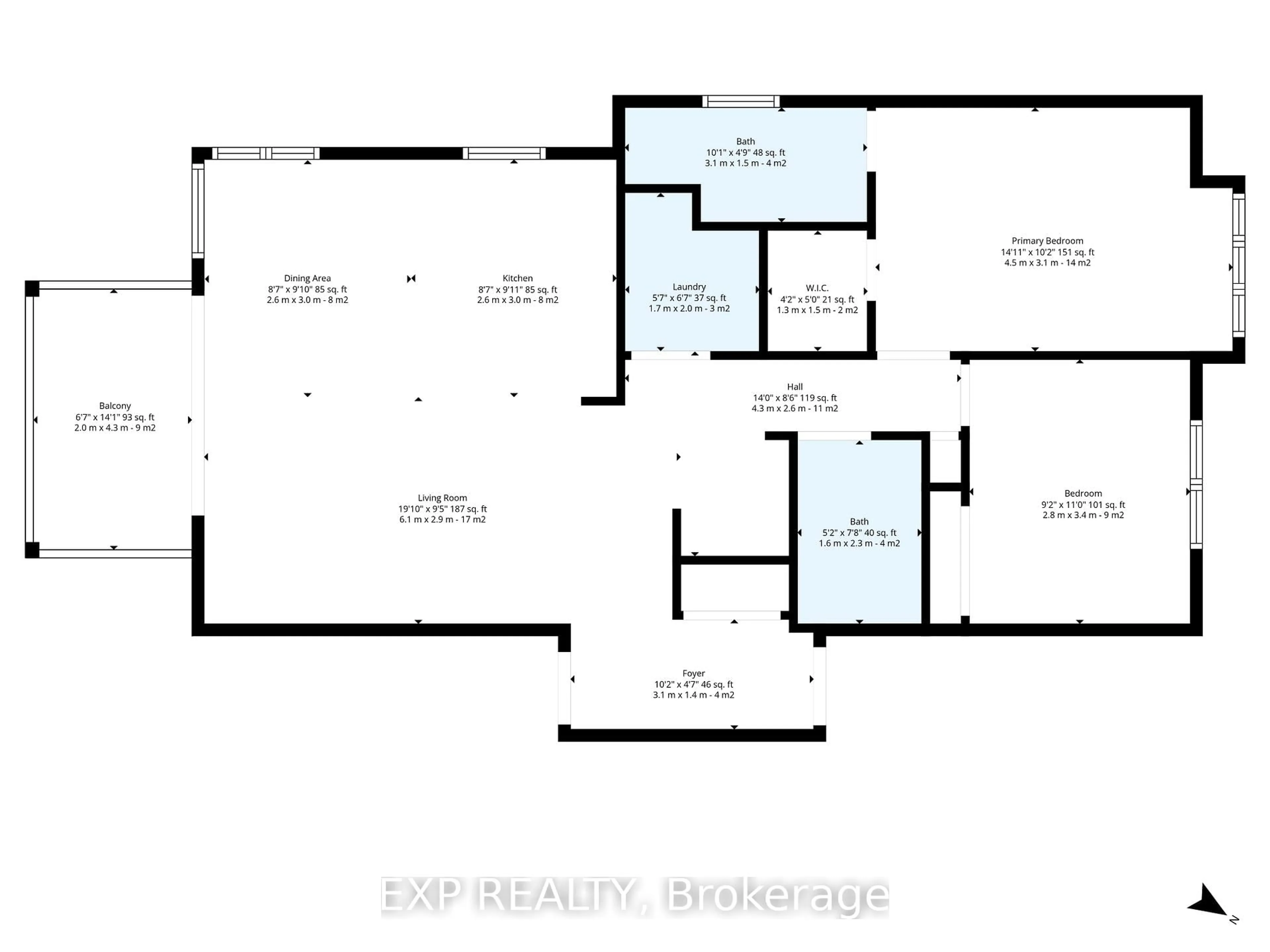 Floor plan for 67 Tipperary Private #E, Ottawa Ontario K2J 2T3