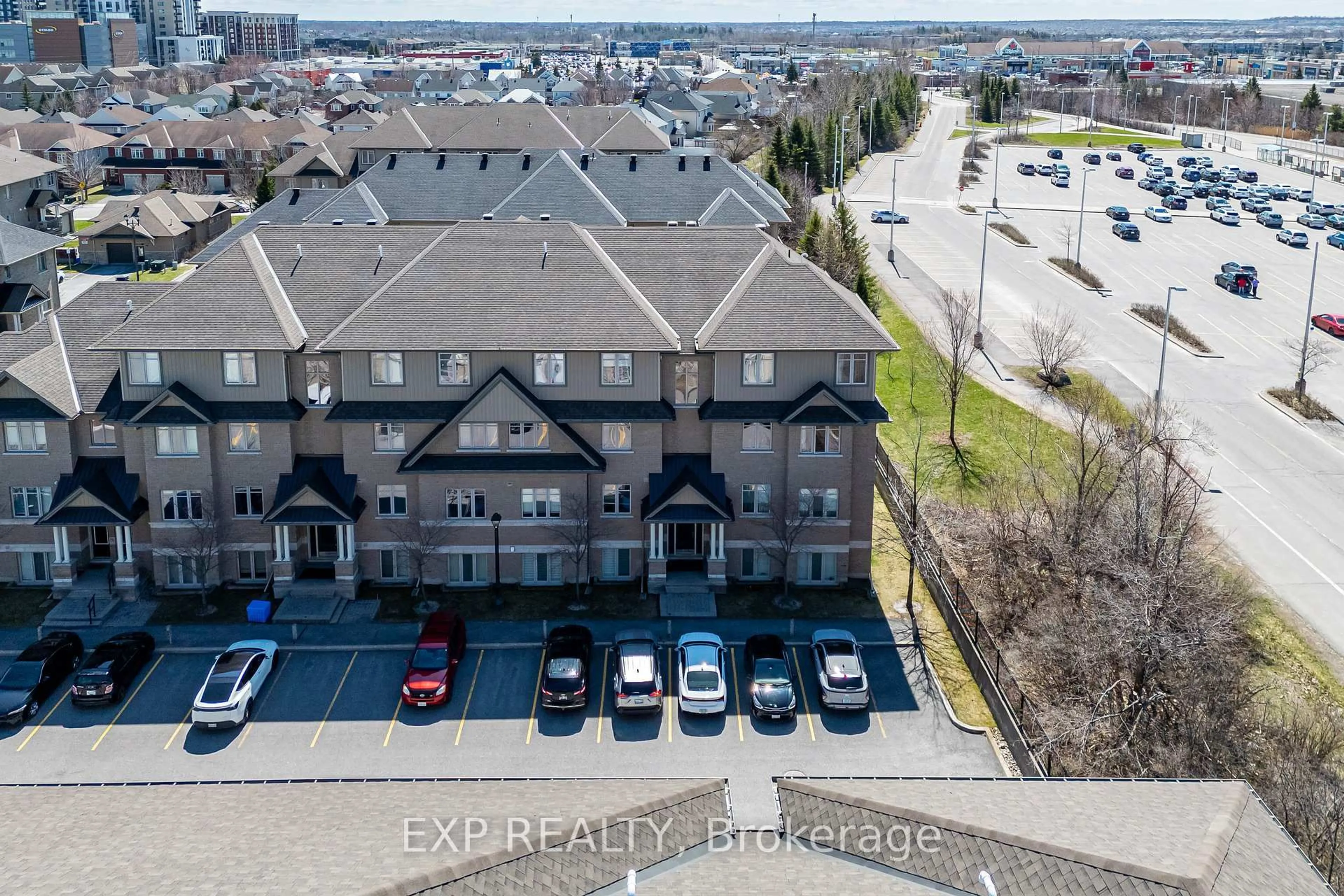 A pic from outside/outdoor area/front of a property/back of a property/a pic from drone, city buildings view from balcony for 67 Tipperary Private #E, Ottawa Ontario K2J 2T3