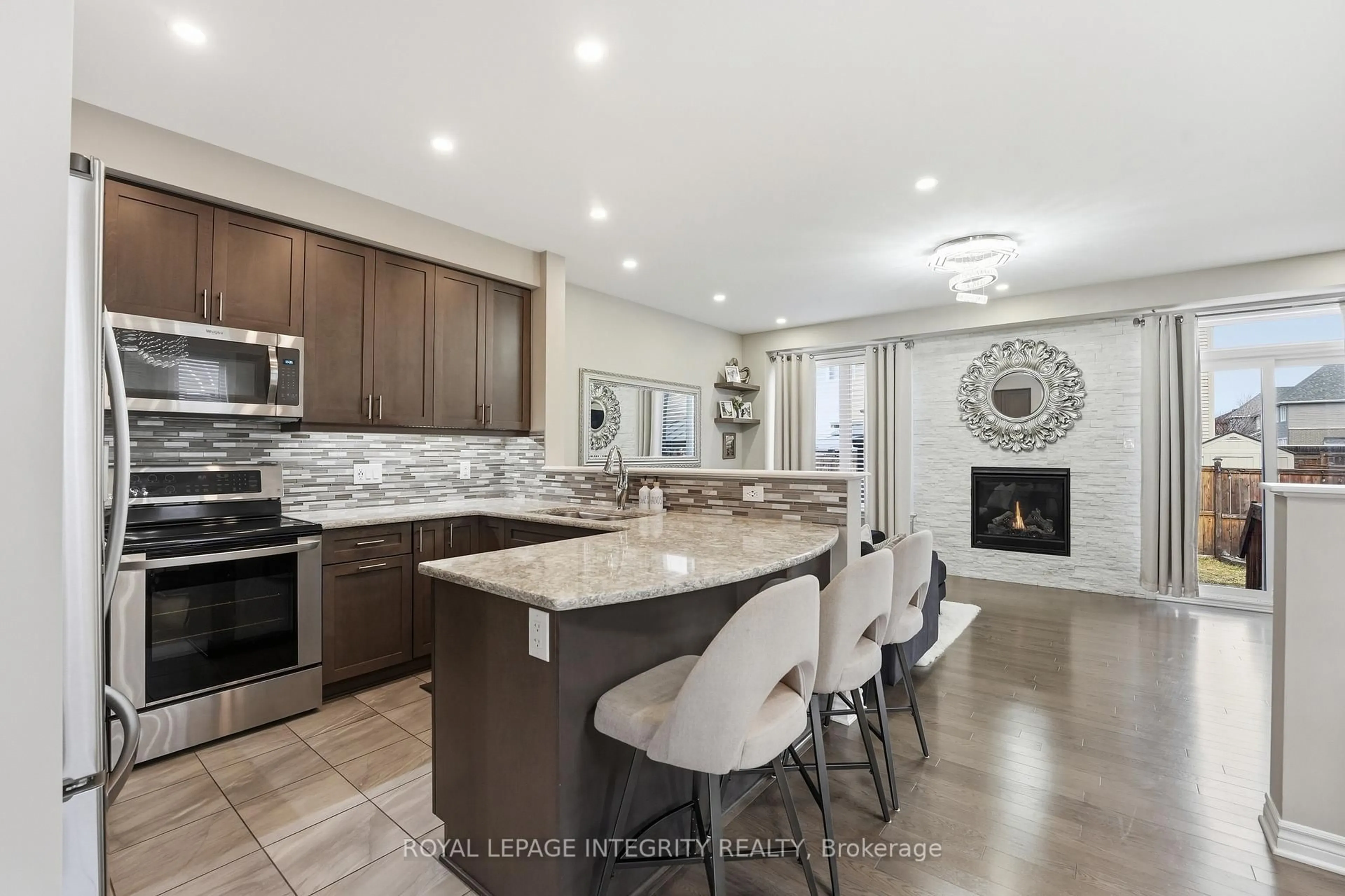 Open concept kitchen, ceramic/tile floor for 512 Vivera Pl, Ottawa Ontario K2S 1B9