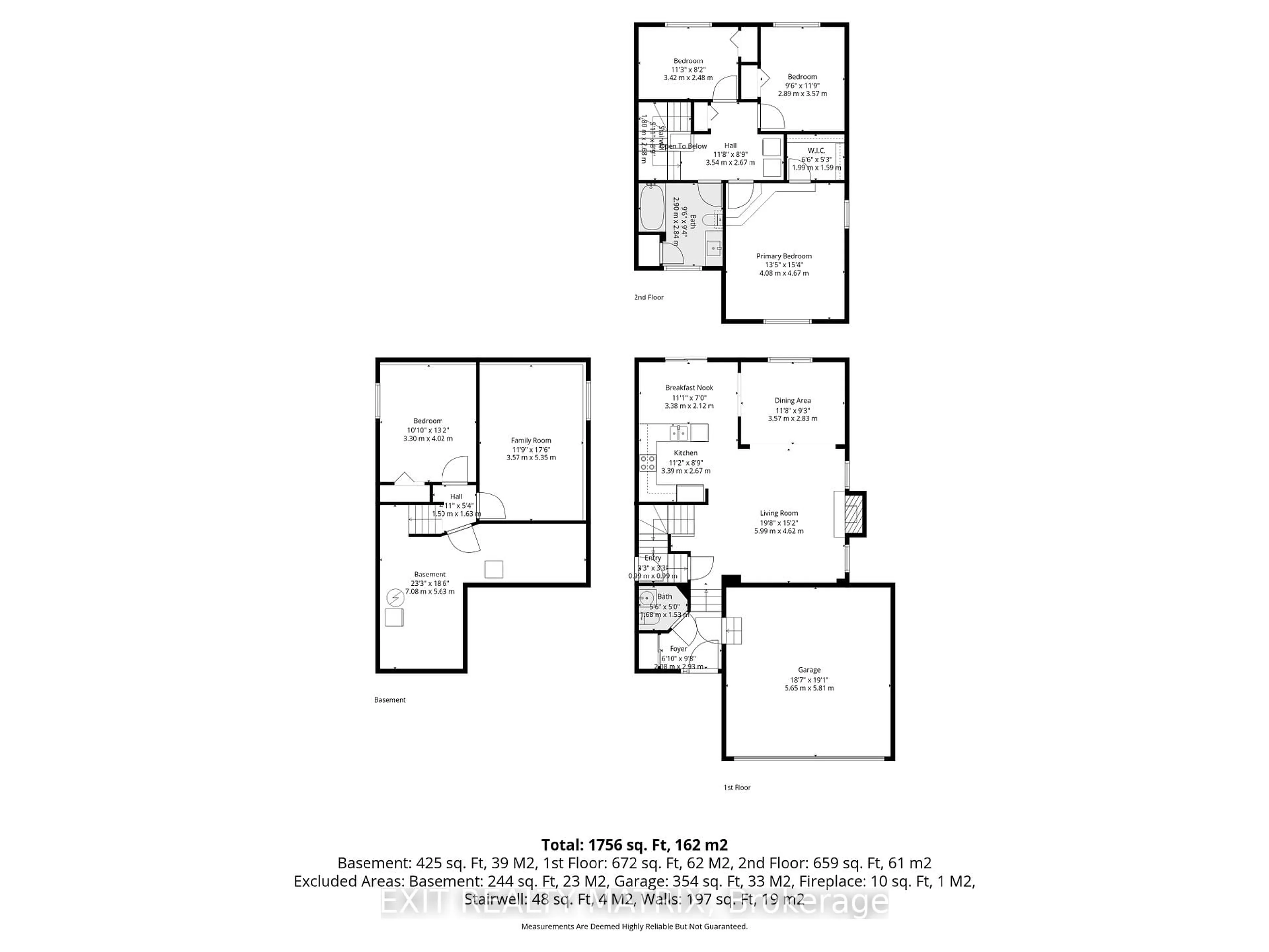 Floor plan for 292 Stiver St, Russell Ontario K4R 1G8