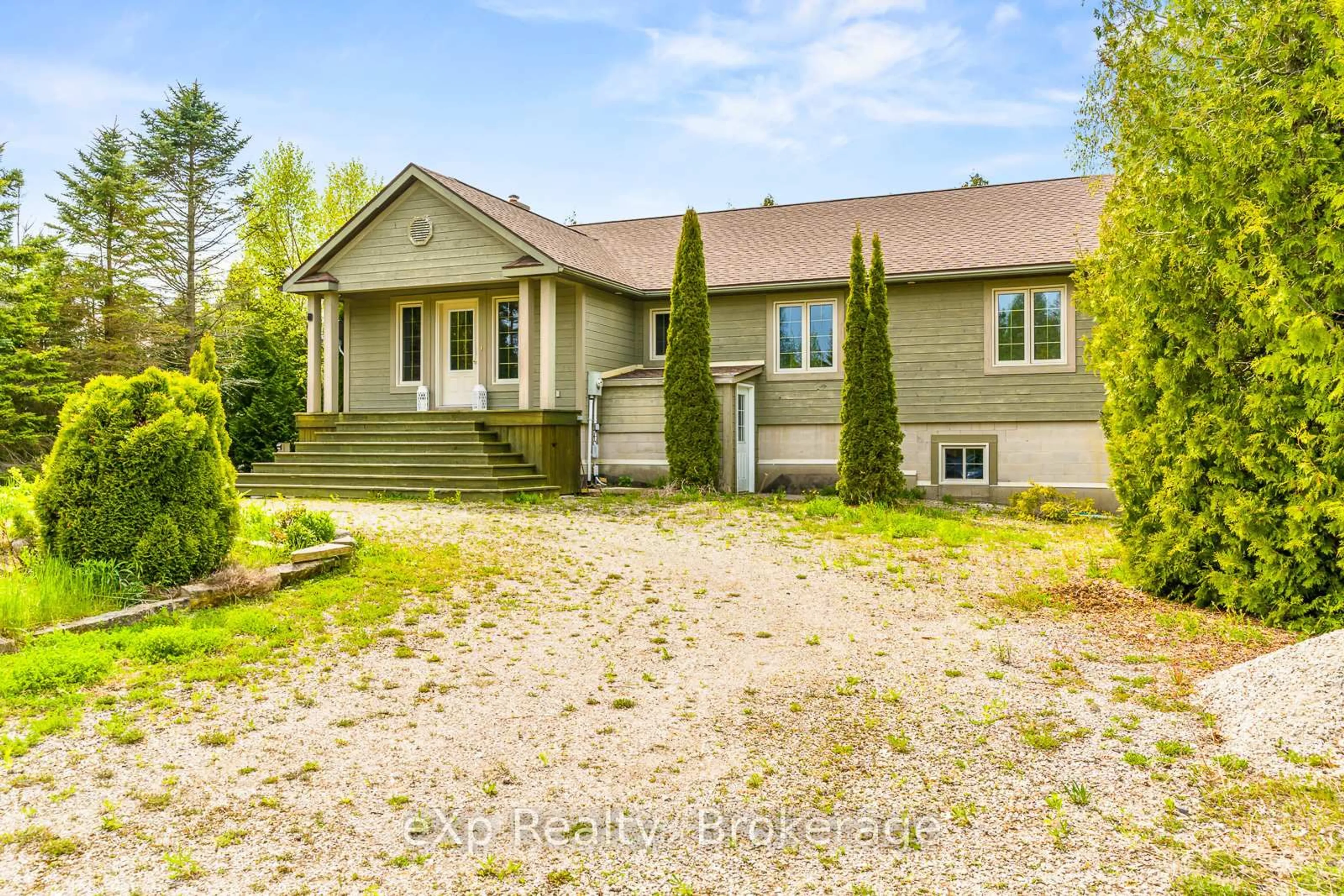 A pic from outside/outdoor area/front of a property/back of a property/a pic from drone, unknown for 61 FOX Tr, Northern Bruce Peninsula Ontario N0H 1Z0