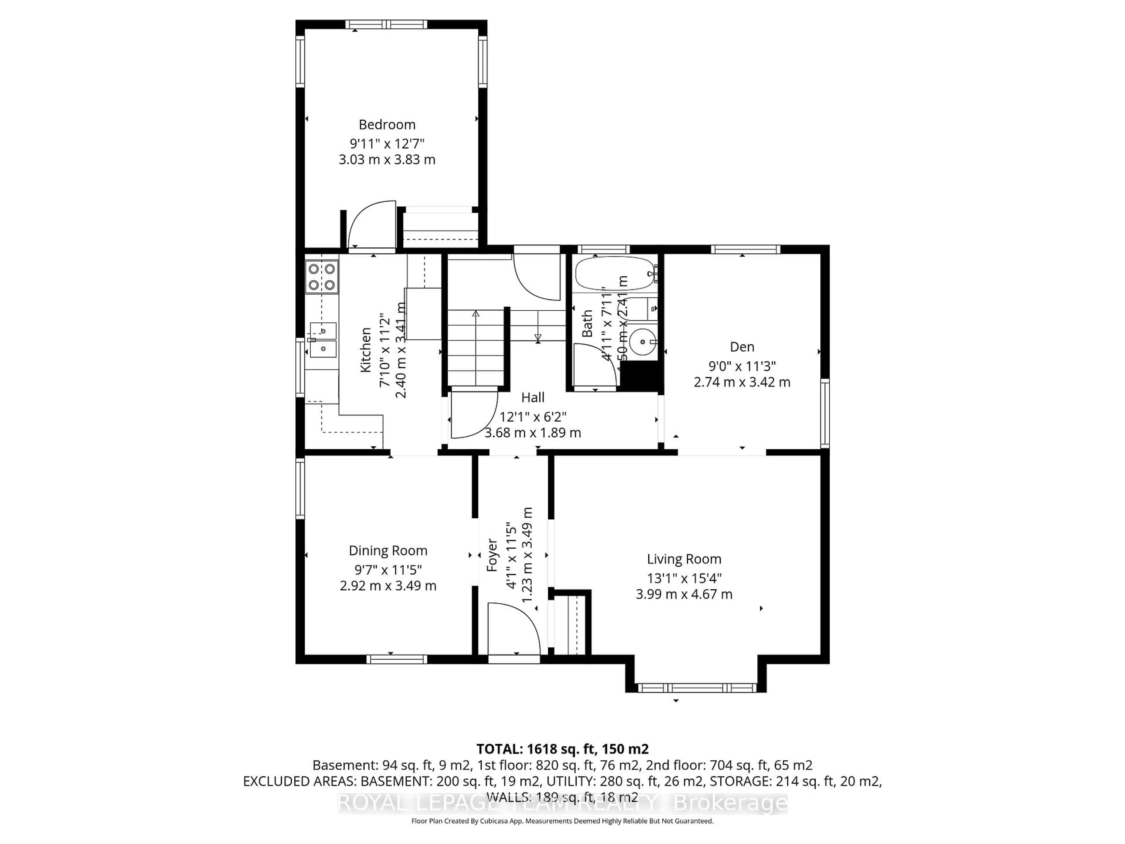 Floor plan for 26 Starwood Rd, Ottawa Ontario K2G 1Y8