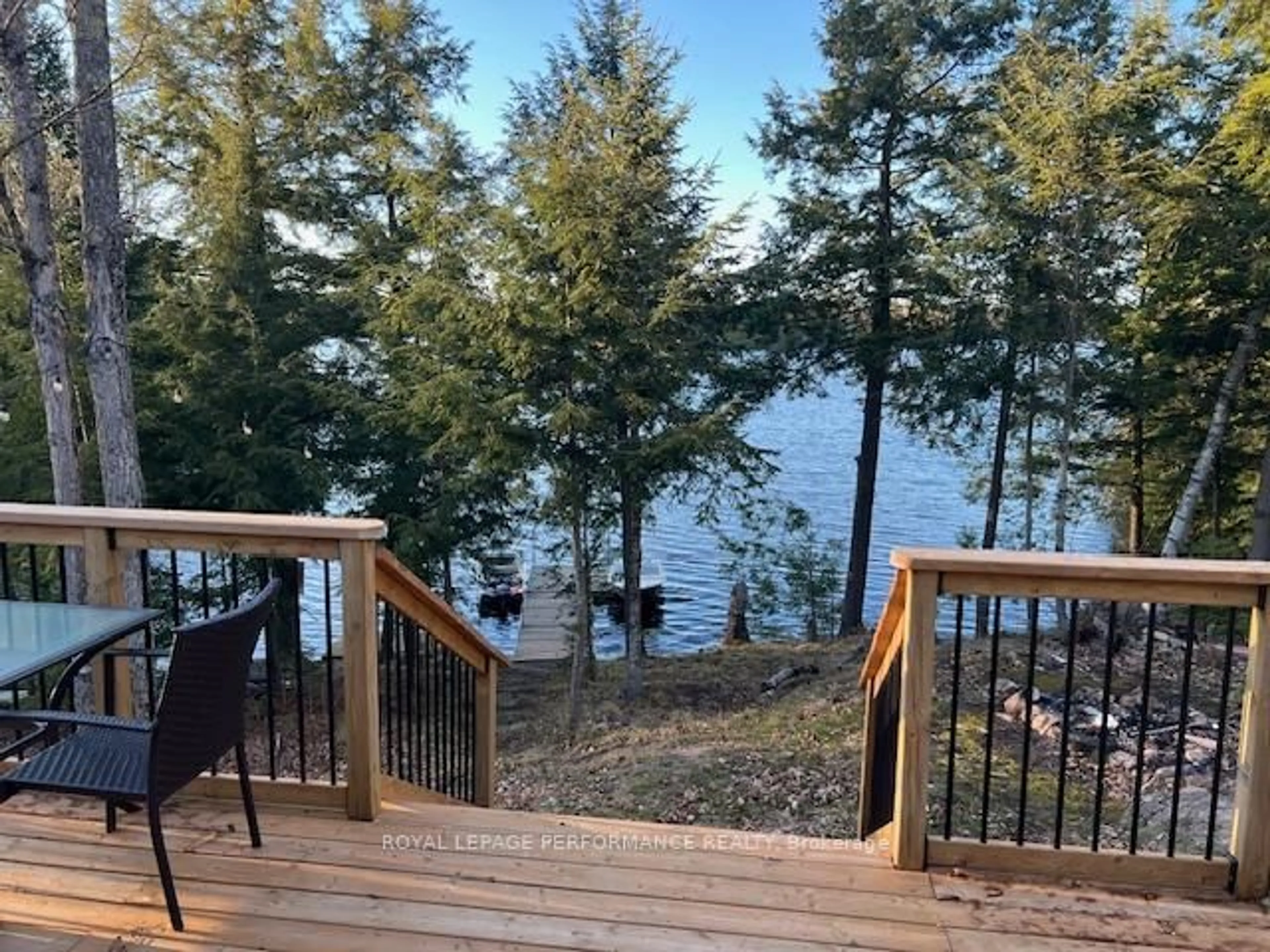 Patio, water/lake/river/ocean view for 117 Raycroft Peninsula, White Lake Ontario K0A 3L0