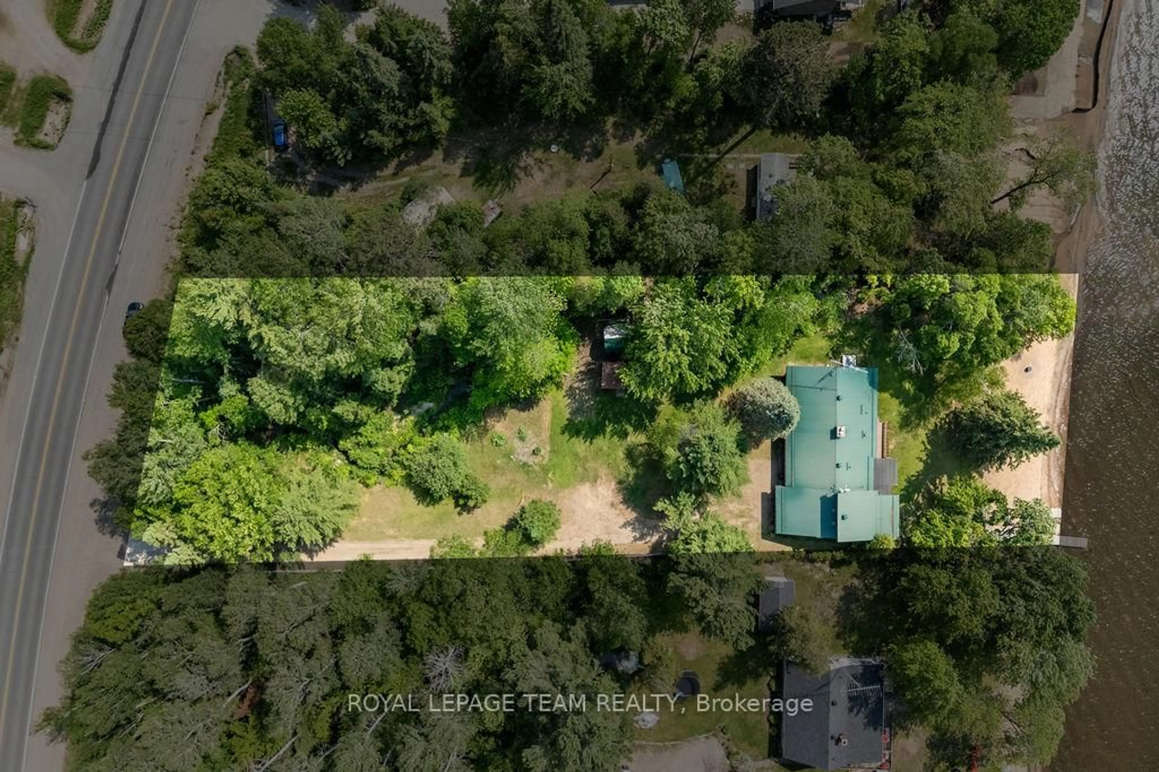 A pic from outside/outdoor area/front of a property/back of a property/a pic from drone, forest/trees view for 42165 Combermere Rd, Barry's Bay Ontario K0J 1B0