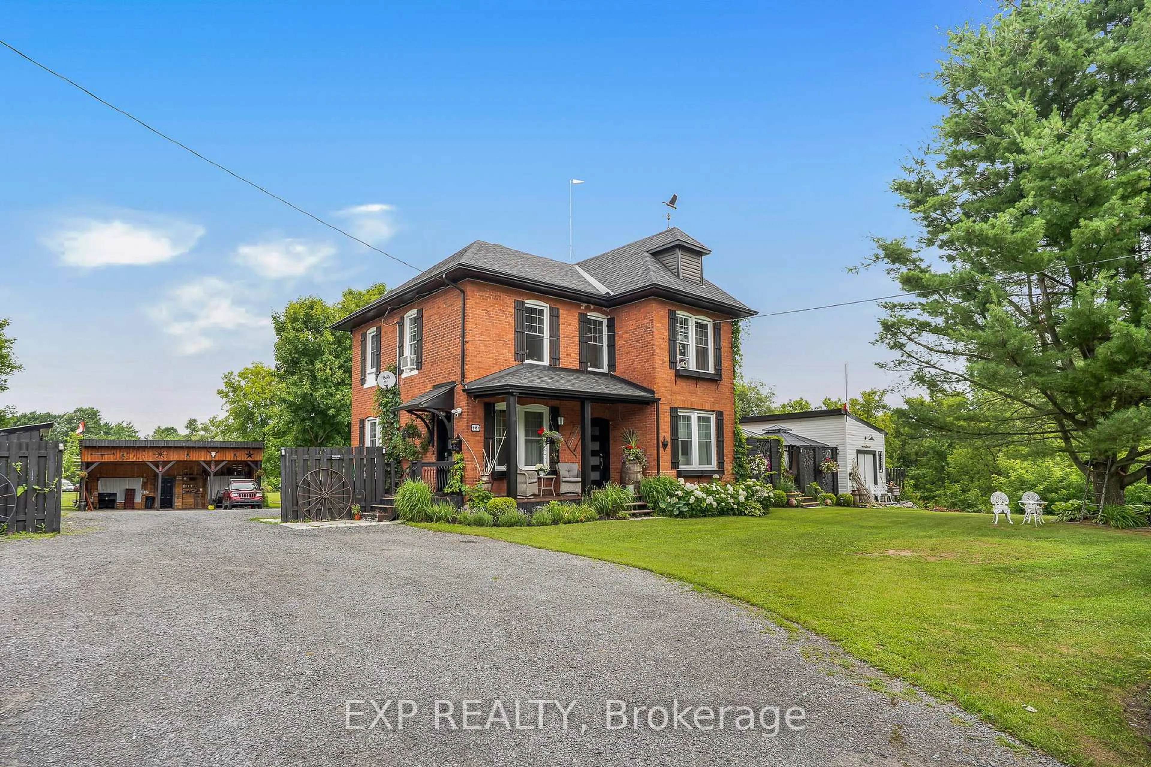 A pic from outside/outdoor area/front of a property/back of a property/a pic from drone, building for 5151 County 10 Rd, The Nation Ontario K0B 1G0