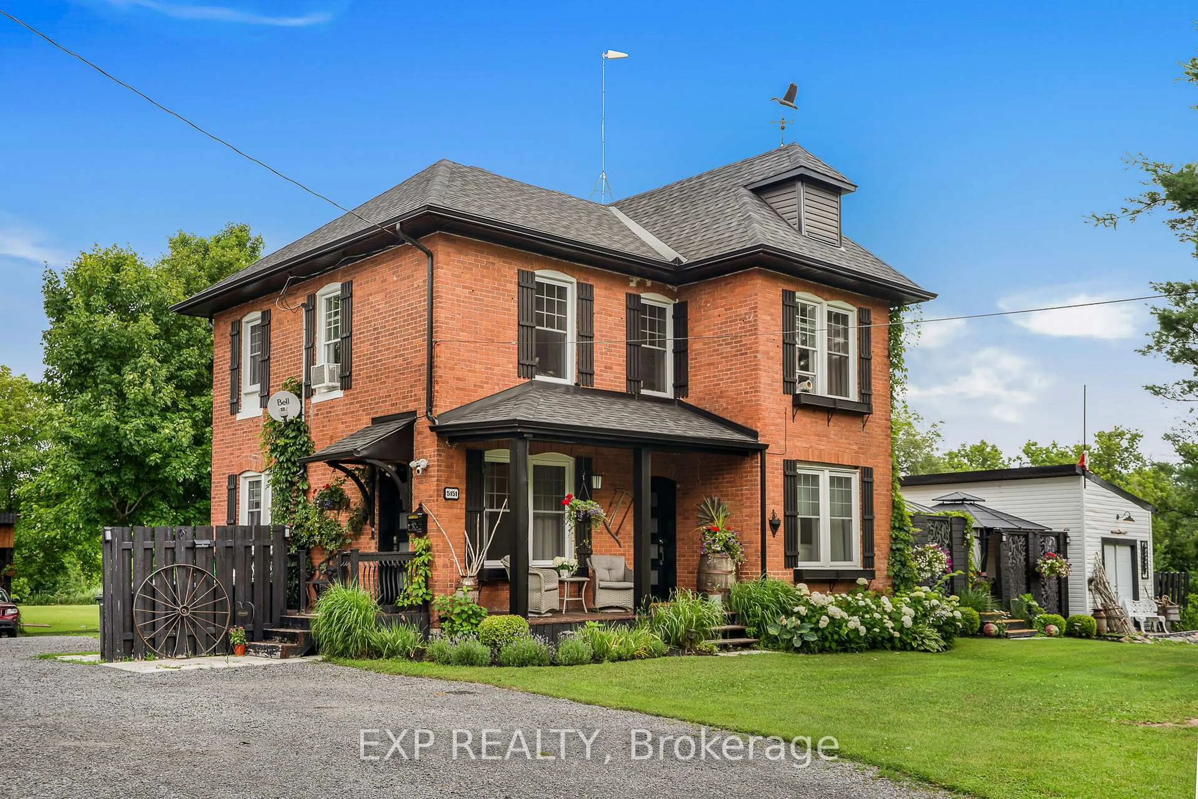 Home with brick exterior material, street for 5151 County 10 Rd, The Nation Ontario K0B 1G0