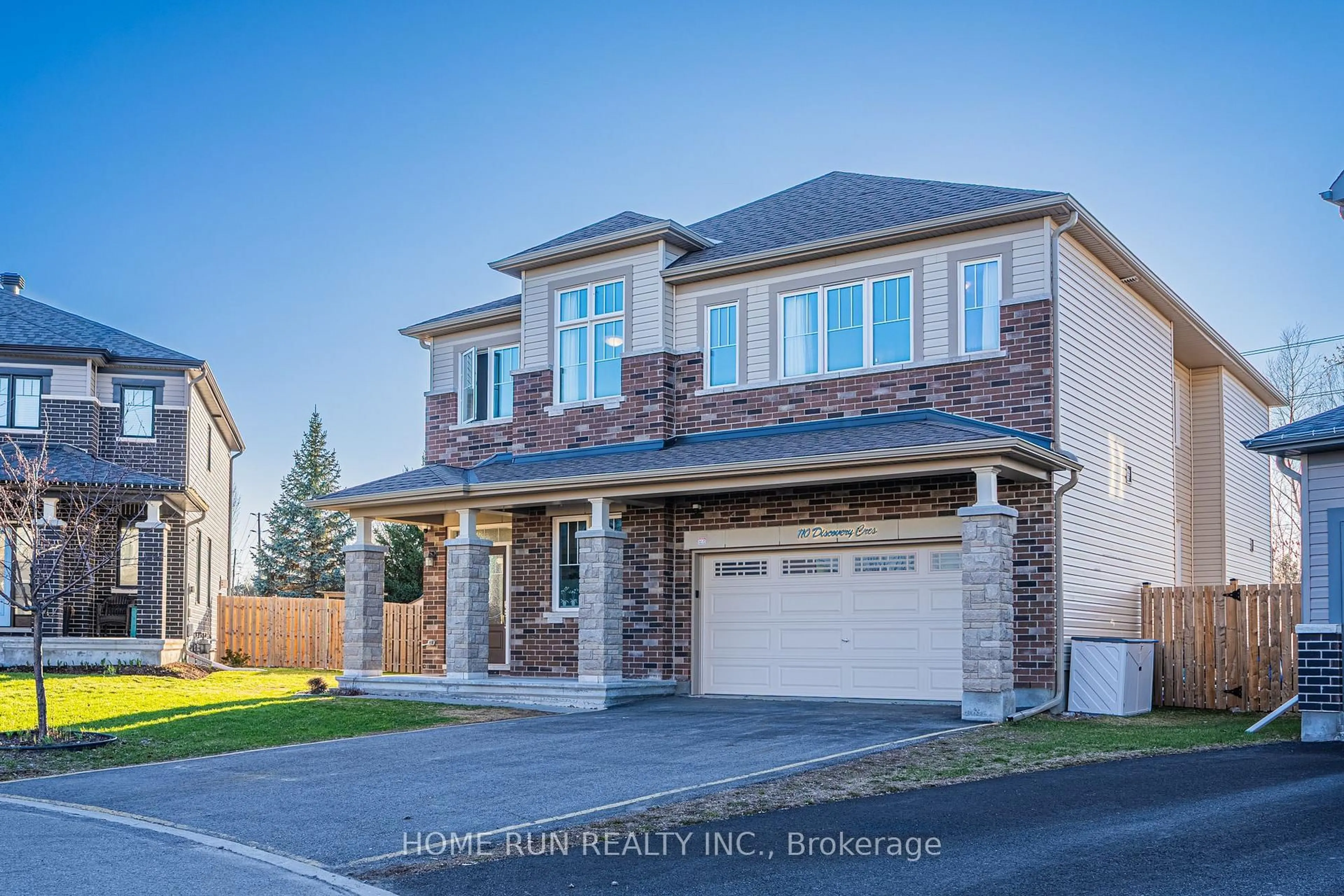 Home with brick exterior material, street for 110 Discovery Cres, Ottawa Ontario K2S 0Z9