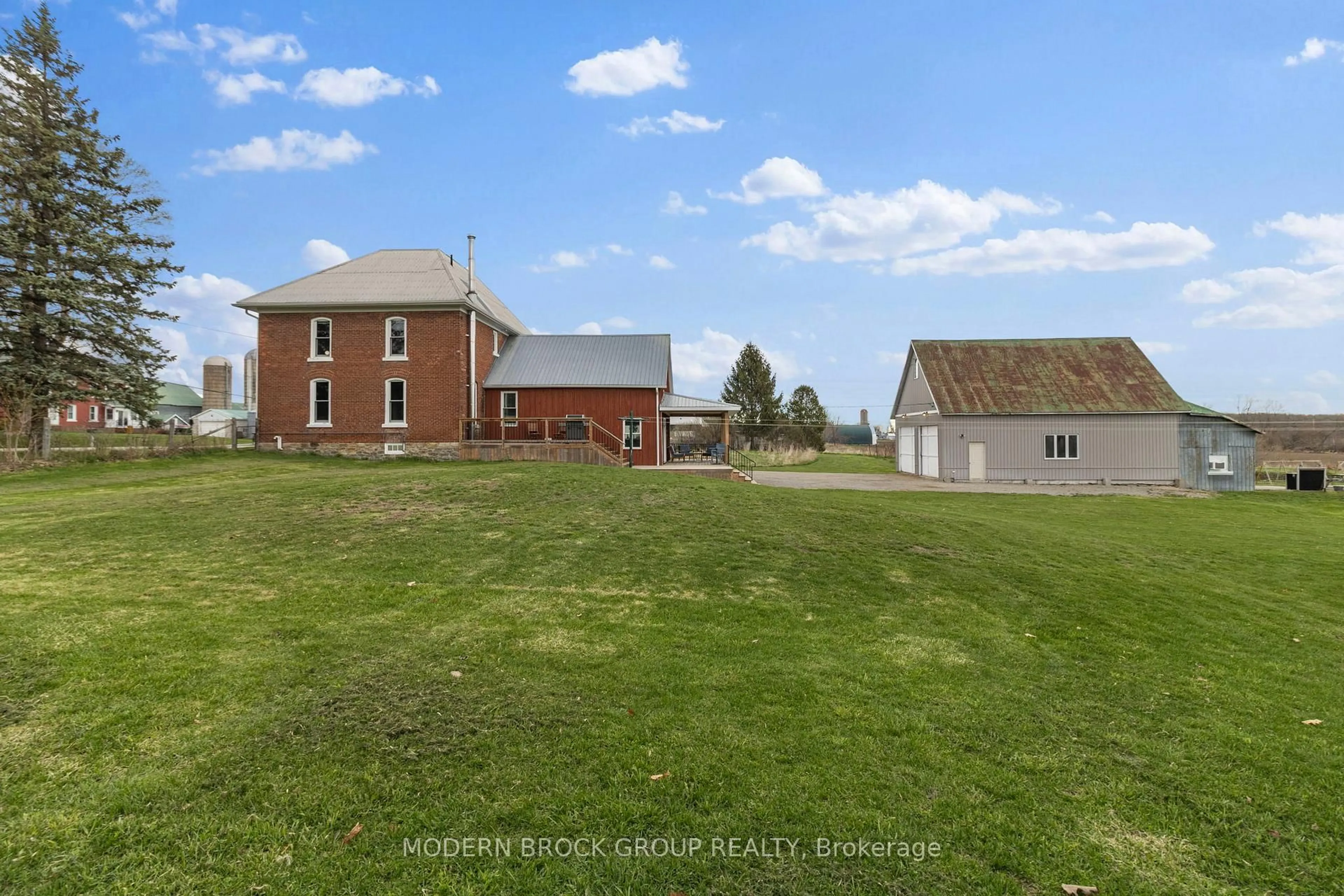 A pic from outside/outdoor area/front of a property/back of a property/a pic from drone, unknown for 703 County Road 42 Rd, Athens Ontario K0E 1B0