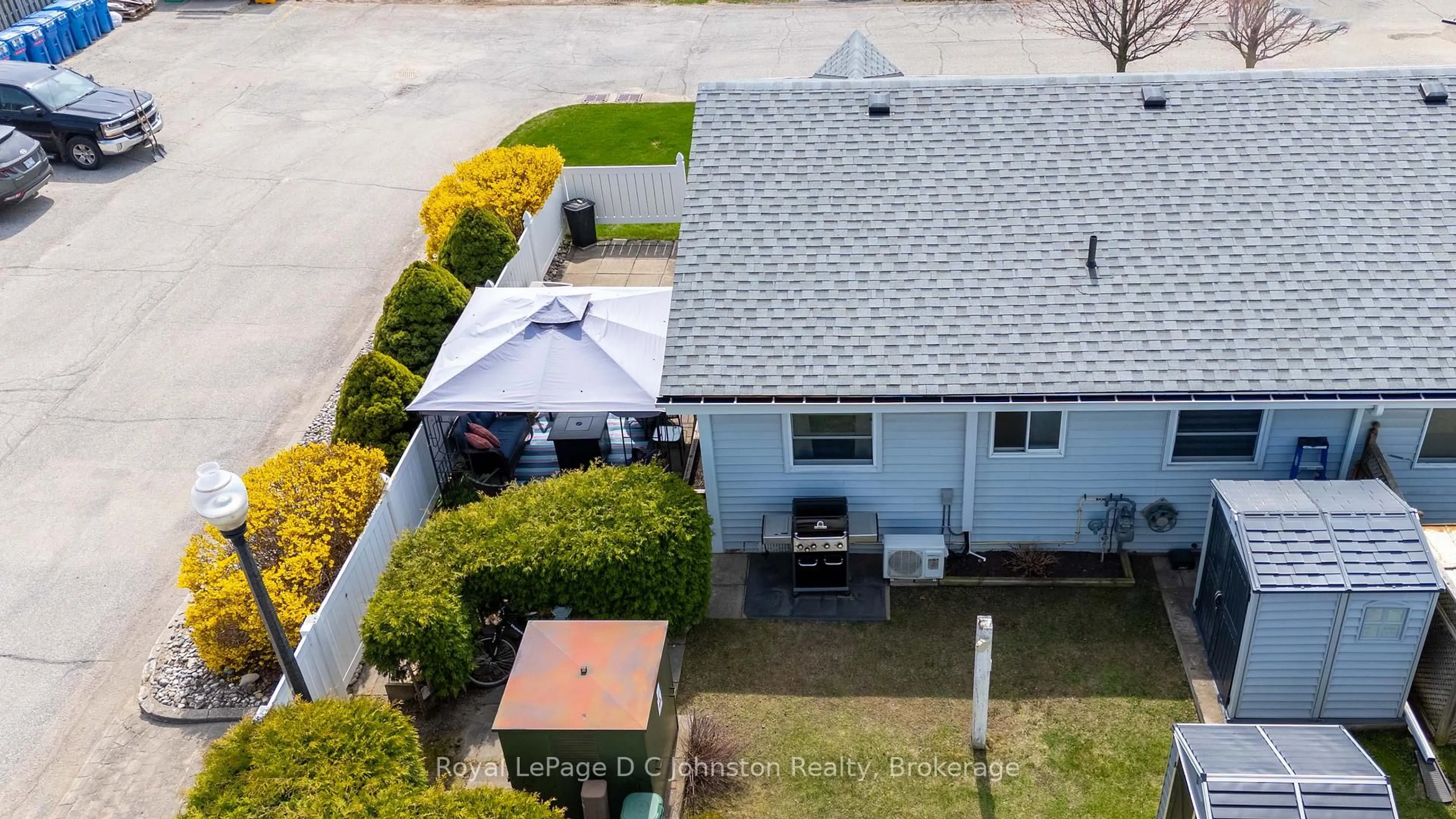 A pic from outside/outdoor area/front of a property/back of a property/a pic from drone, street for 303 Waterloo St #54, Saugeen Shores Ontario N0H 2C1