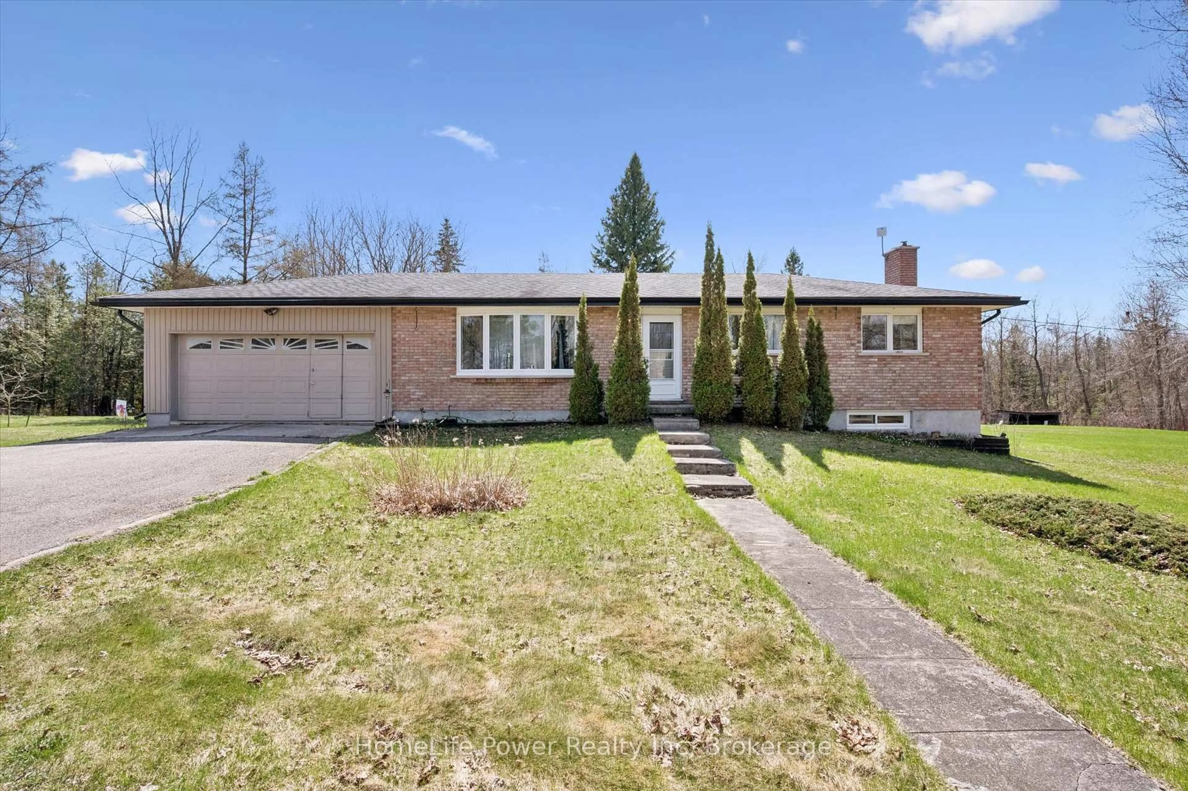 Home with brick exterior material, street for 6716 Wellington Rd, Centre Wellington Ontario N0B 1J0