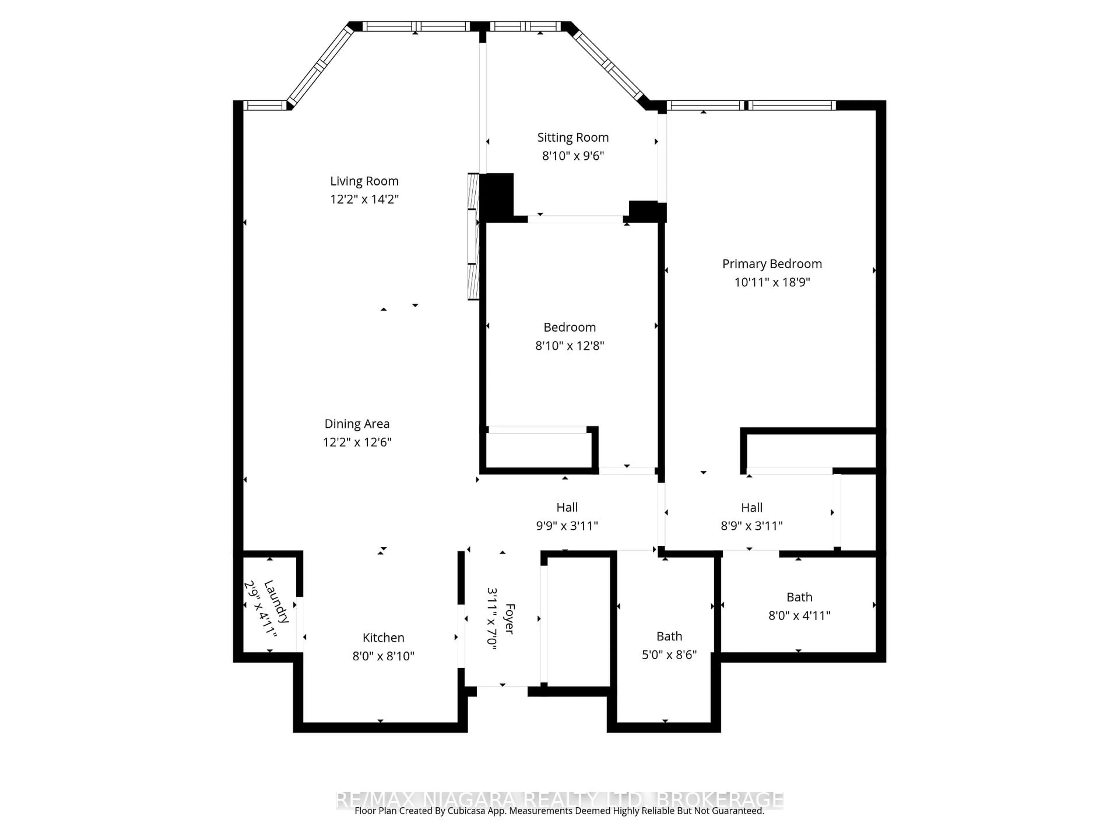 Floor plan for 495 8 Highway #703, Hamilton Ontario L8G 5E1
