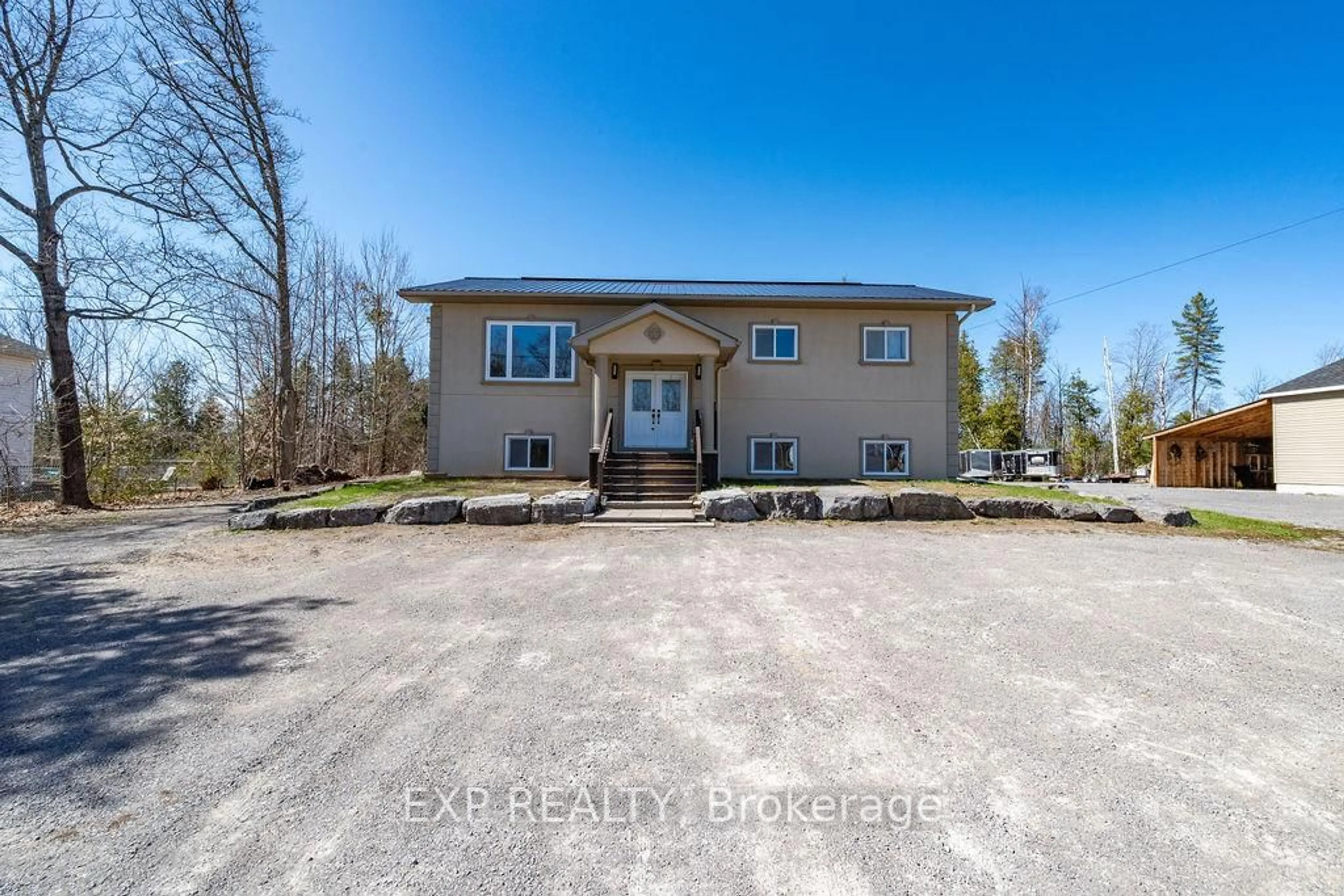 A pic from outside/outdoor area/front of a property/back of a property/a pic from drone, building for 29 Partridge Dr, Calabogie Ontario K0J 1H0
