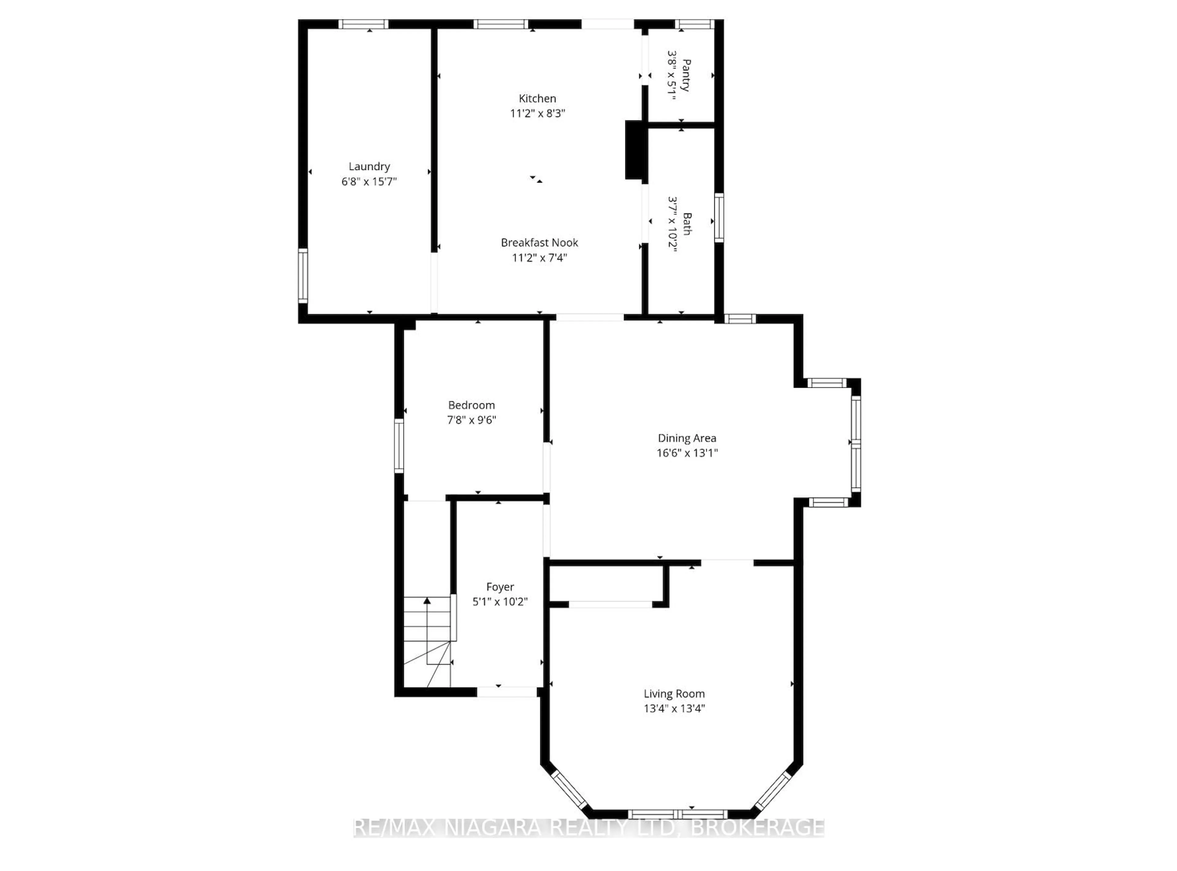 Floor plan for 6083 Barker St, Niagara Falls Ontario L2G 1Y5