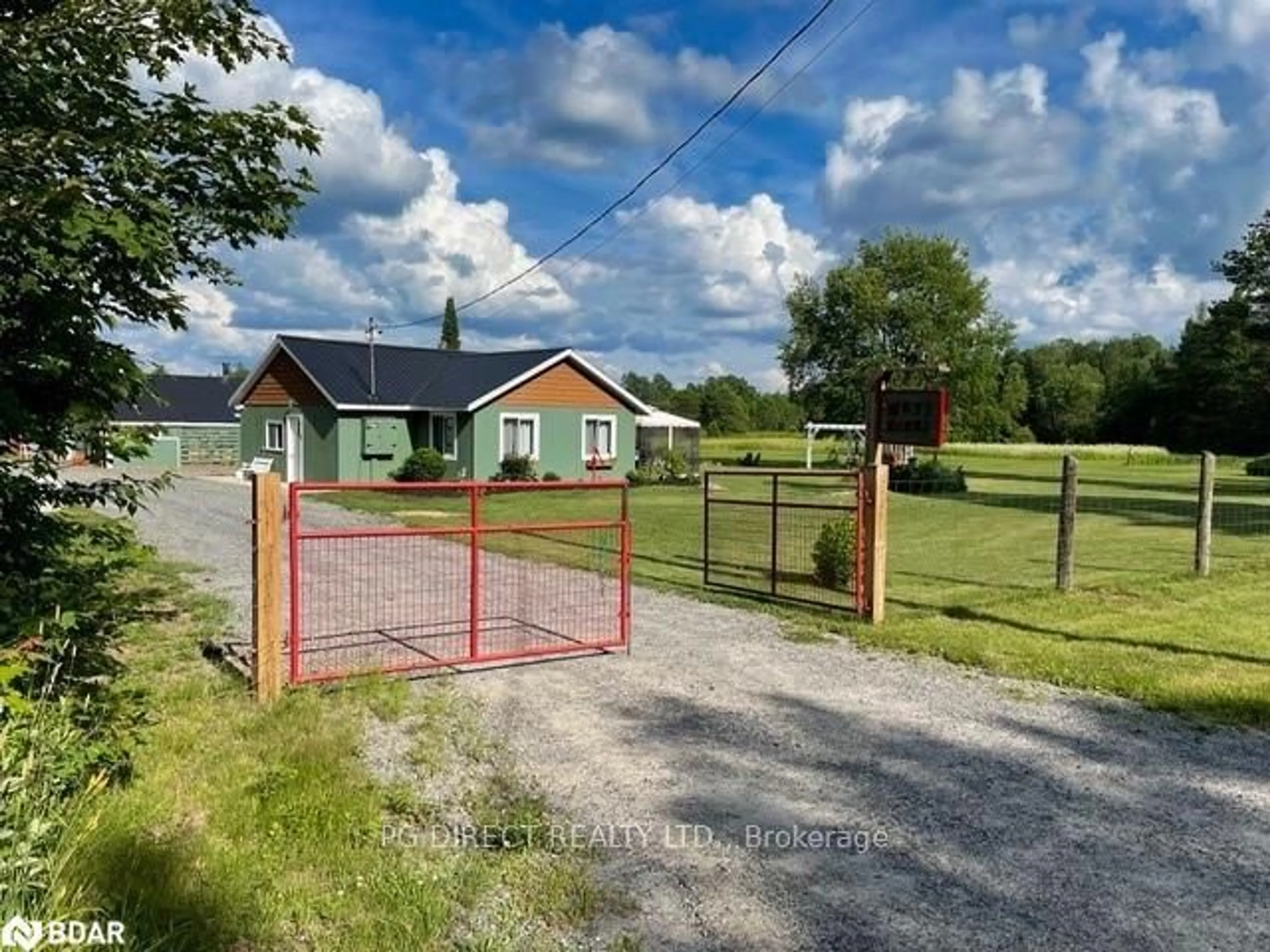 A pic from outside/outdoor area/front of a property/back of a property/a pic from drone, street for 667 Yearley Rd, McMurrich/Monteith Ontario P0A 1Y0