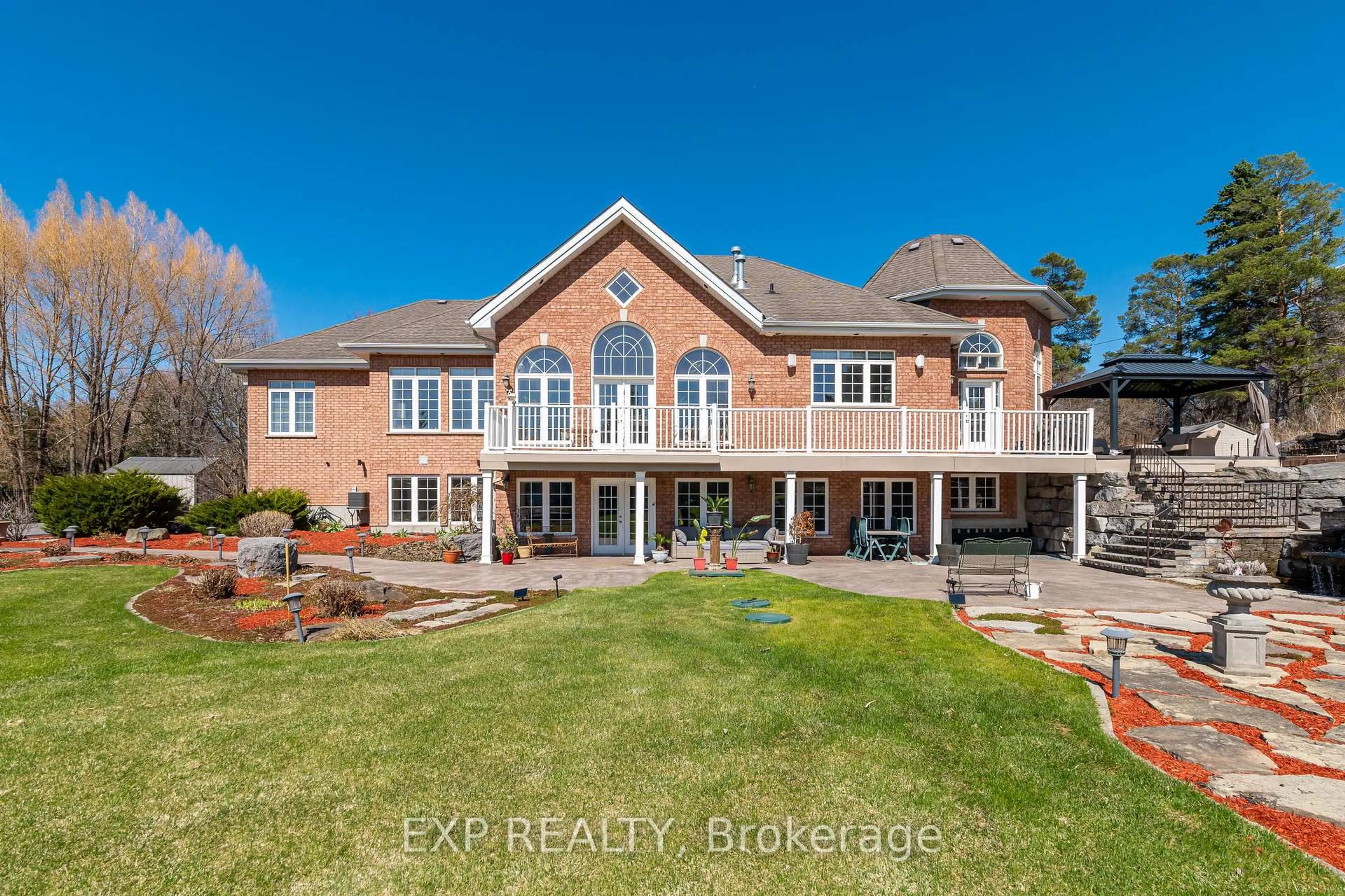 Home with brick exterior material, water/lake/river/ocean view for 1283 Rideau Cove Crt, Ottawa Ontario K1V 1R8