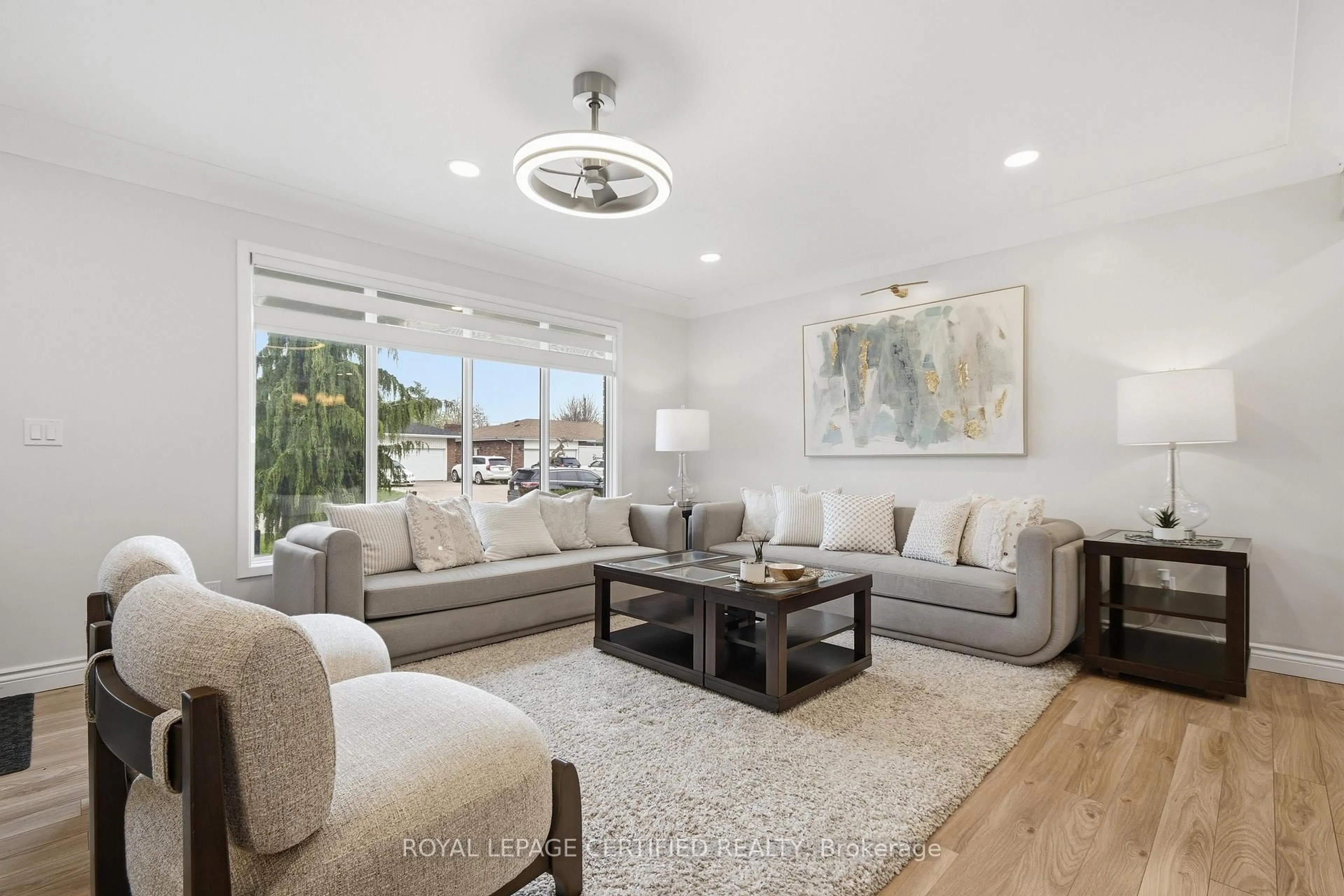 Living room with furniture, unknown for 2435 Mckay Ave, Windsor Ontario N9E 2P4