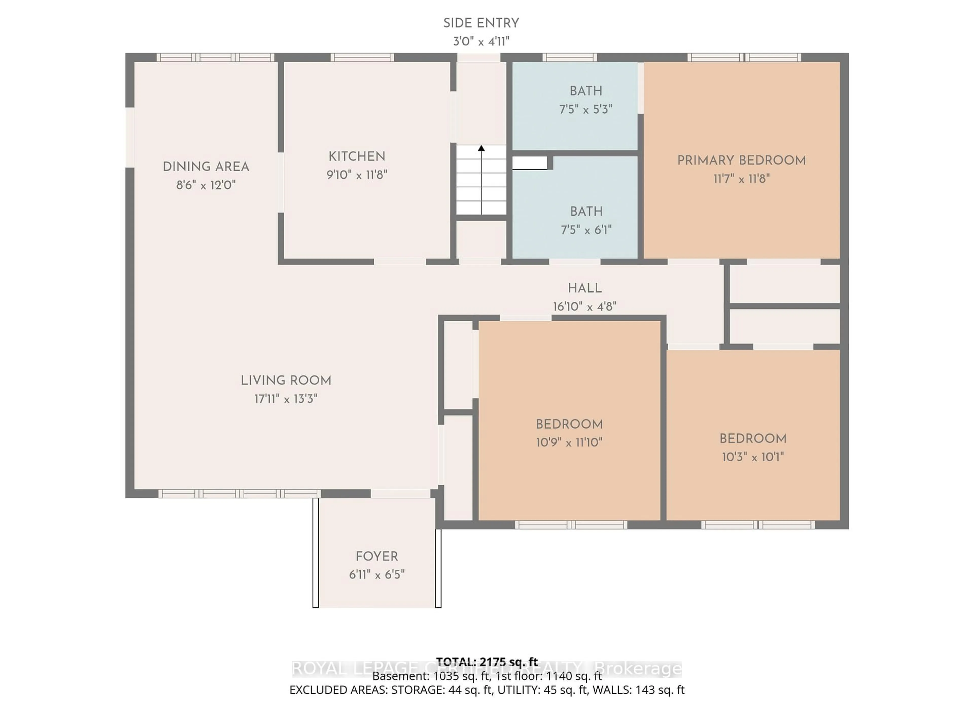 Floor plan for 2435 Mckay Ave, Windsor Ontario N9E 2P4