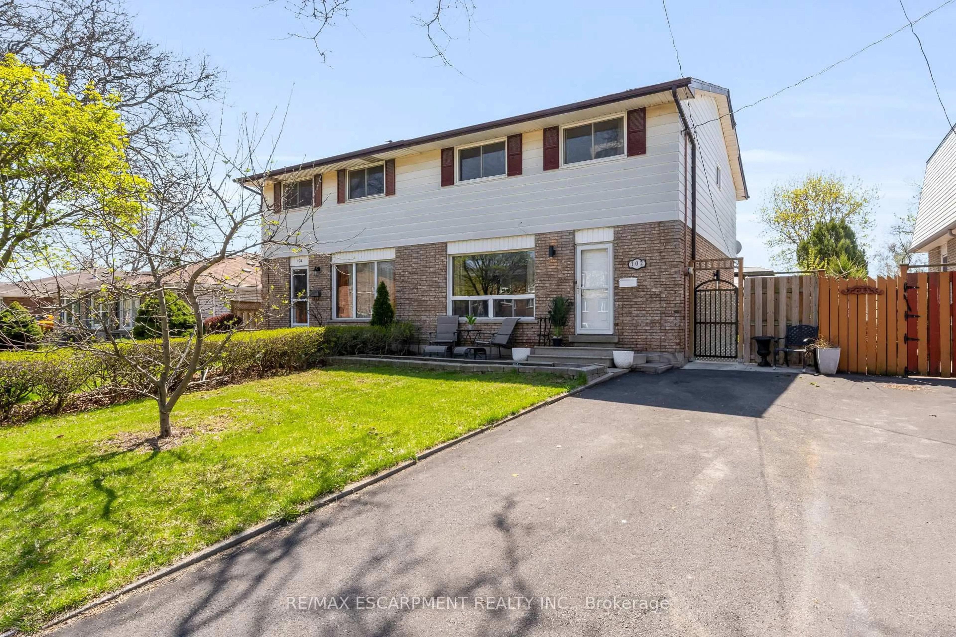 Home with brick exterior material, street for 102 Berkindale Dr, Hamilton Ontario L8E 1M5