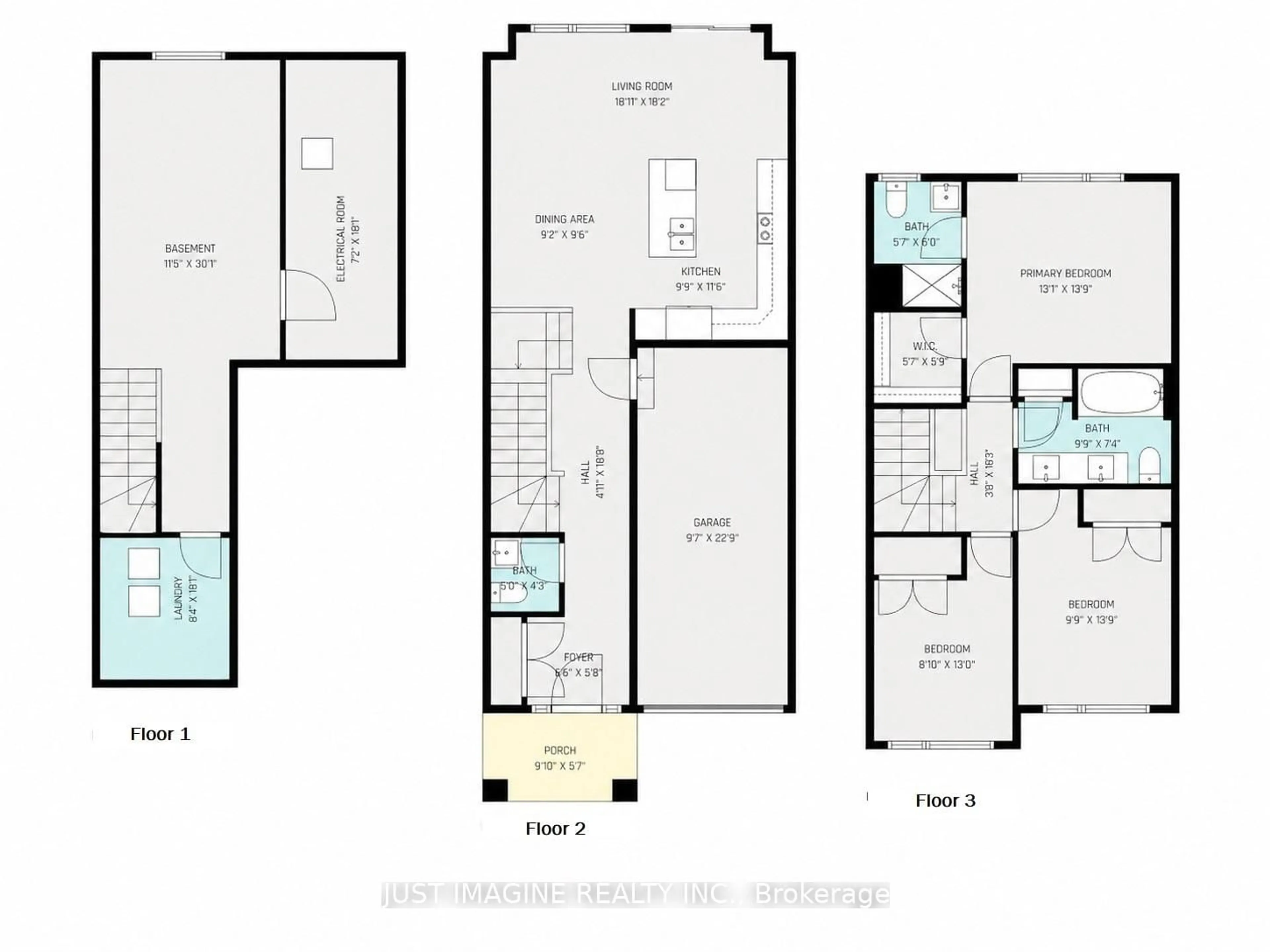 Floor plan for 311 Ibanez Walk, Ottawa Ontario K1T 0V8