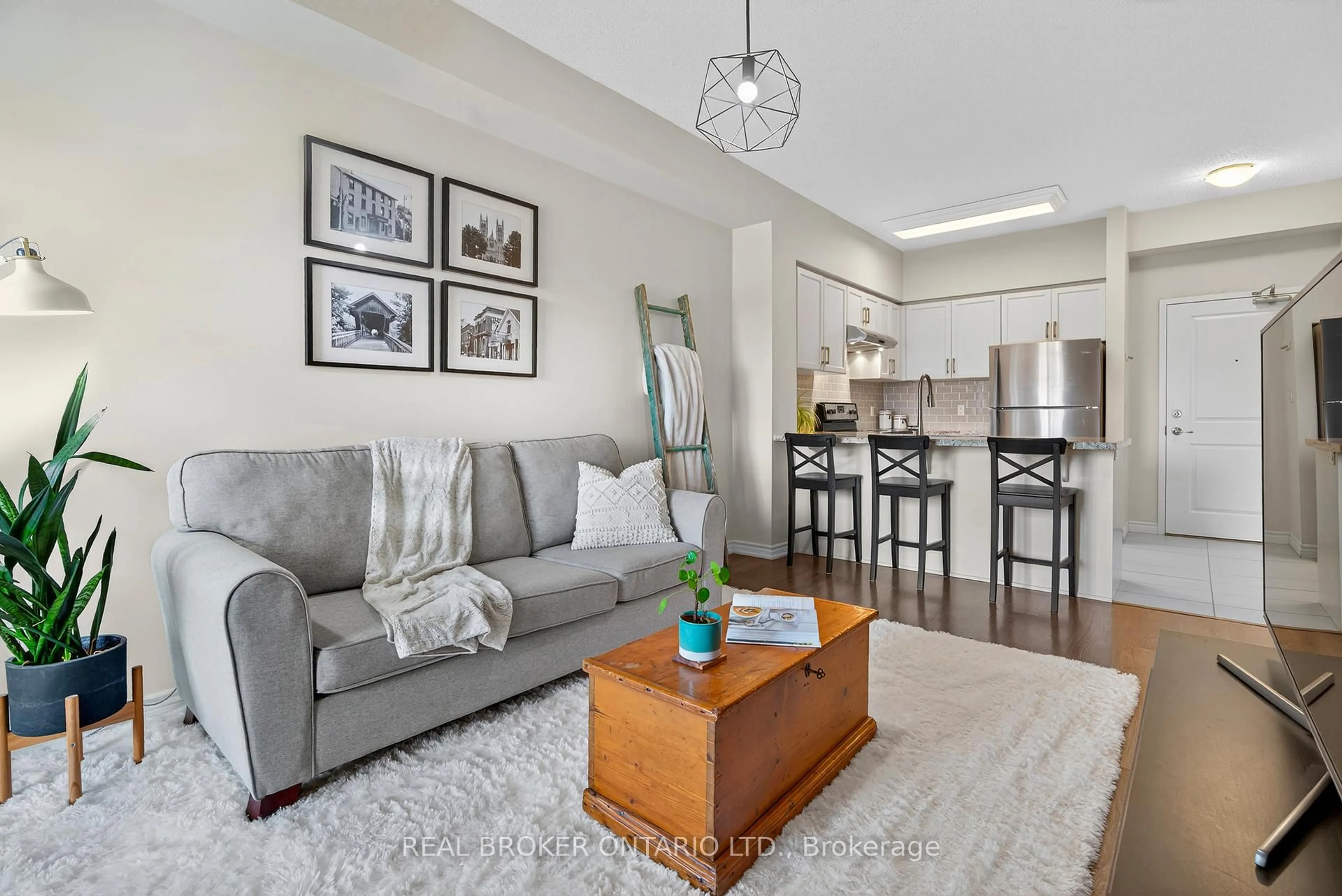 Living room with furniture, unknown for 1083 Gordon St #403, Guelph Ontario N1G 0E8