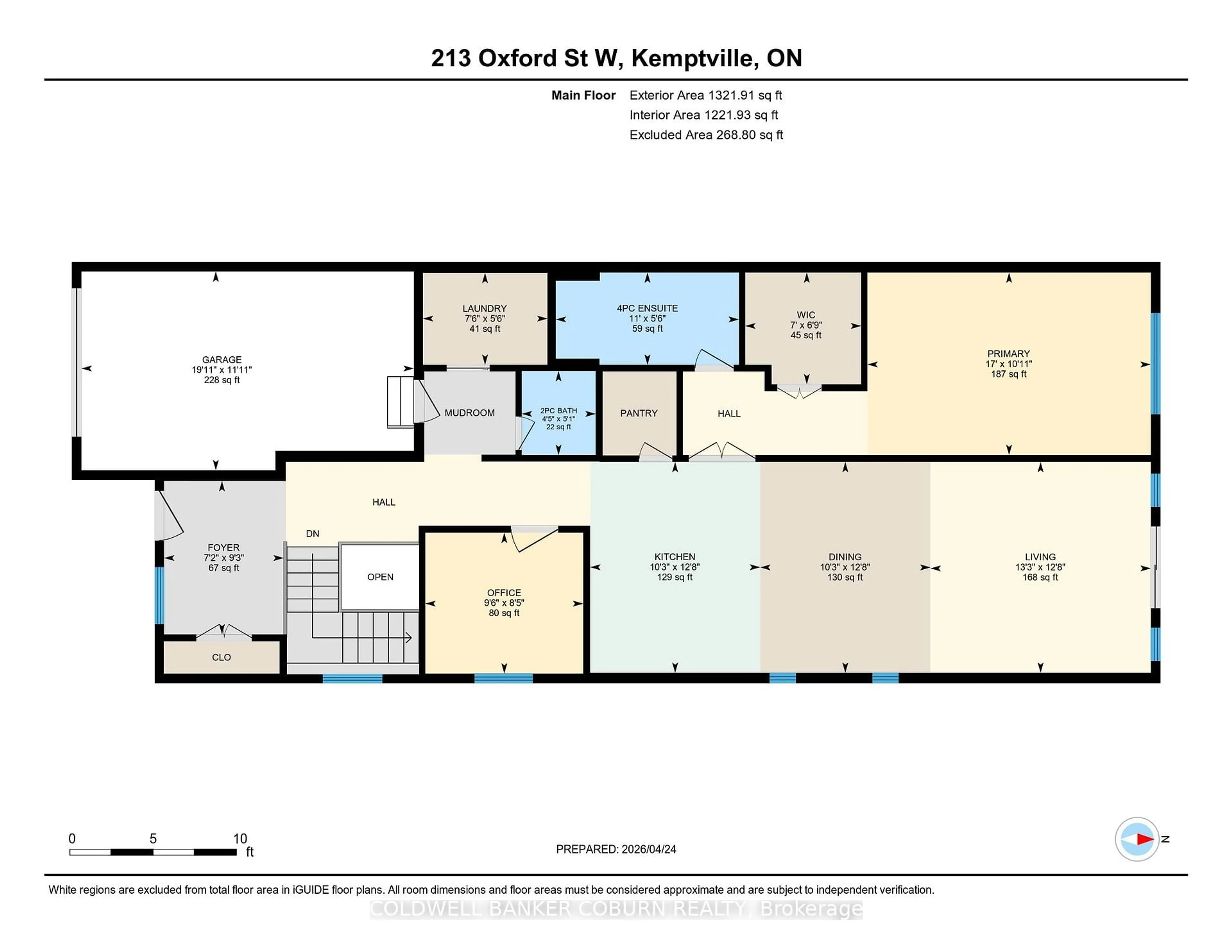 Floor plan for 213 Oxford St, North Grenville Ontario K0G 1J0