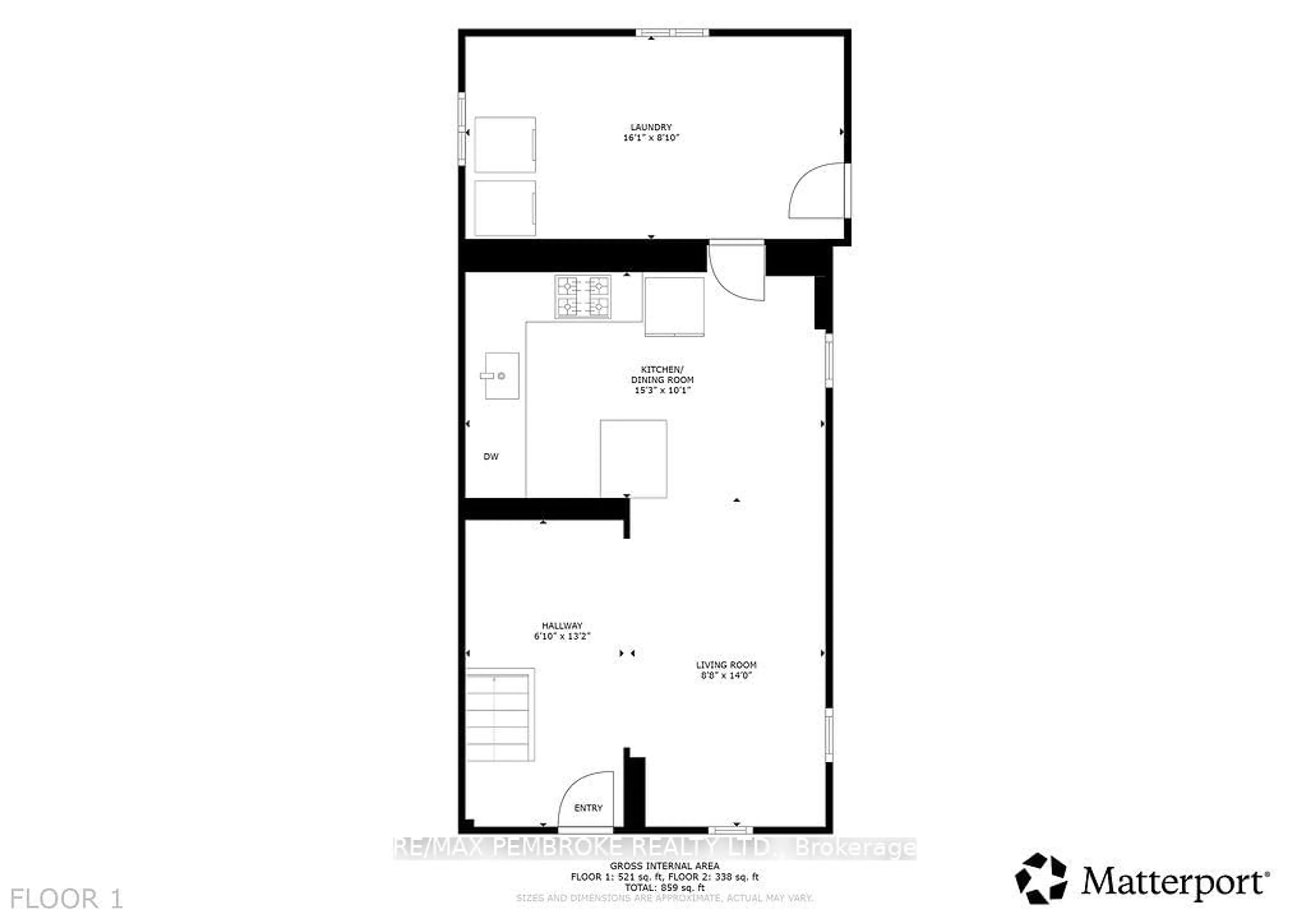 Floor plan for 131 Patrick Ave, Renfrew Ontario K7V 3H3