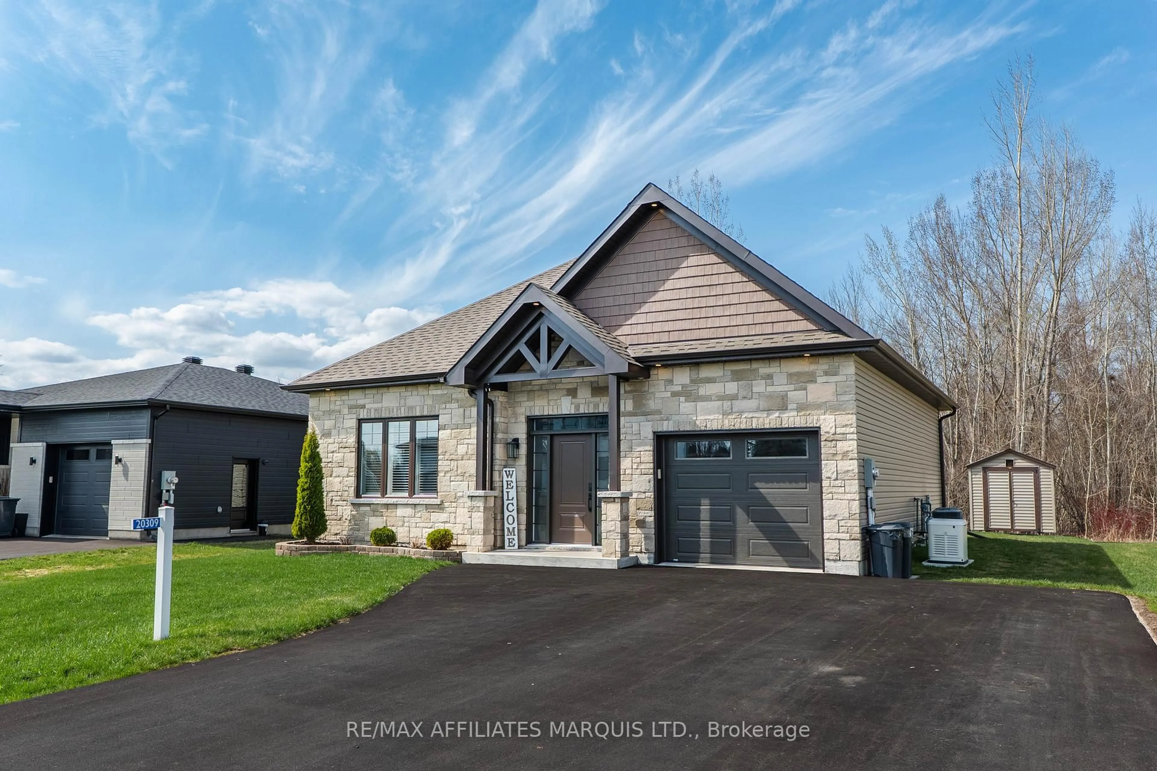 Home with brick exterior material, street for 20309 Andrea Ave, South Glengarry Ontario K0C 2C0