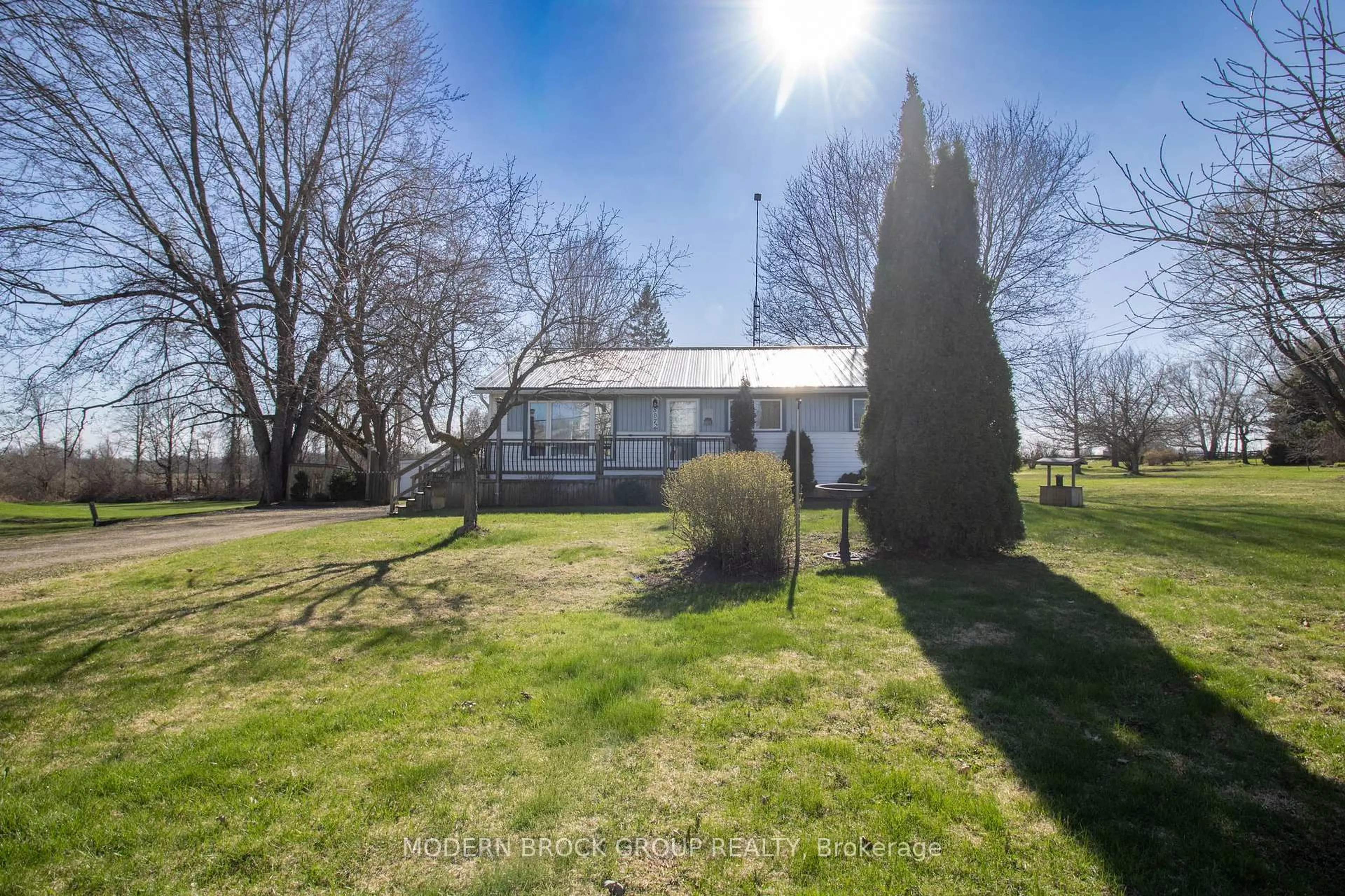 A pic from outside/outdoor area/front of a property/back of a property/a pic from drone, street for 8072 County Road 29 Rd, Elizabethtown-Kitley Ontario K0E 1A0
