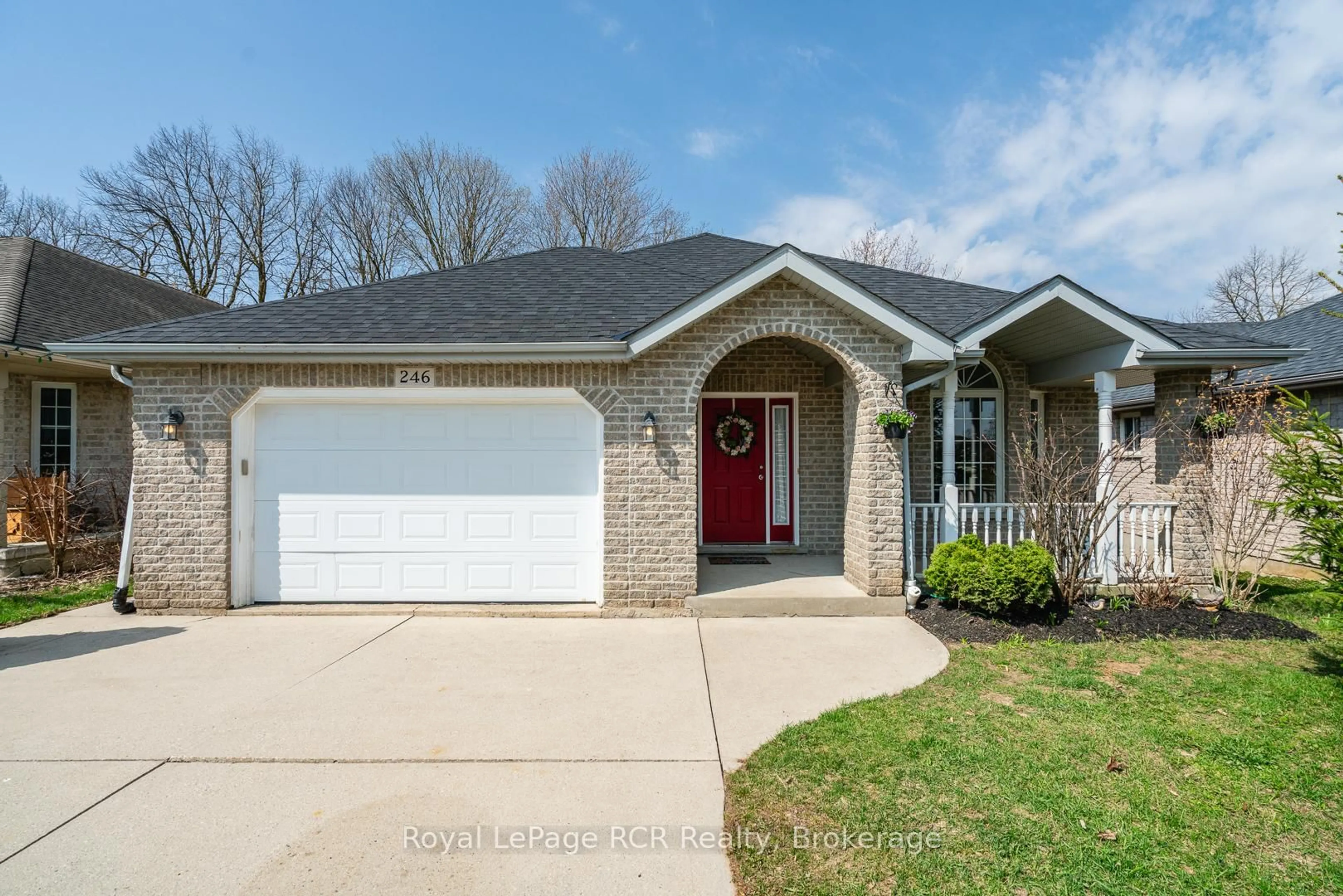 Home with brick exterior material, street for 246 16th Avenue Cres, Hanover Ontario N4N 3V3