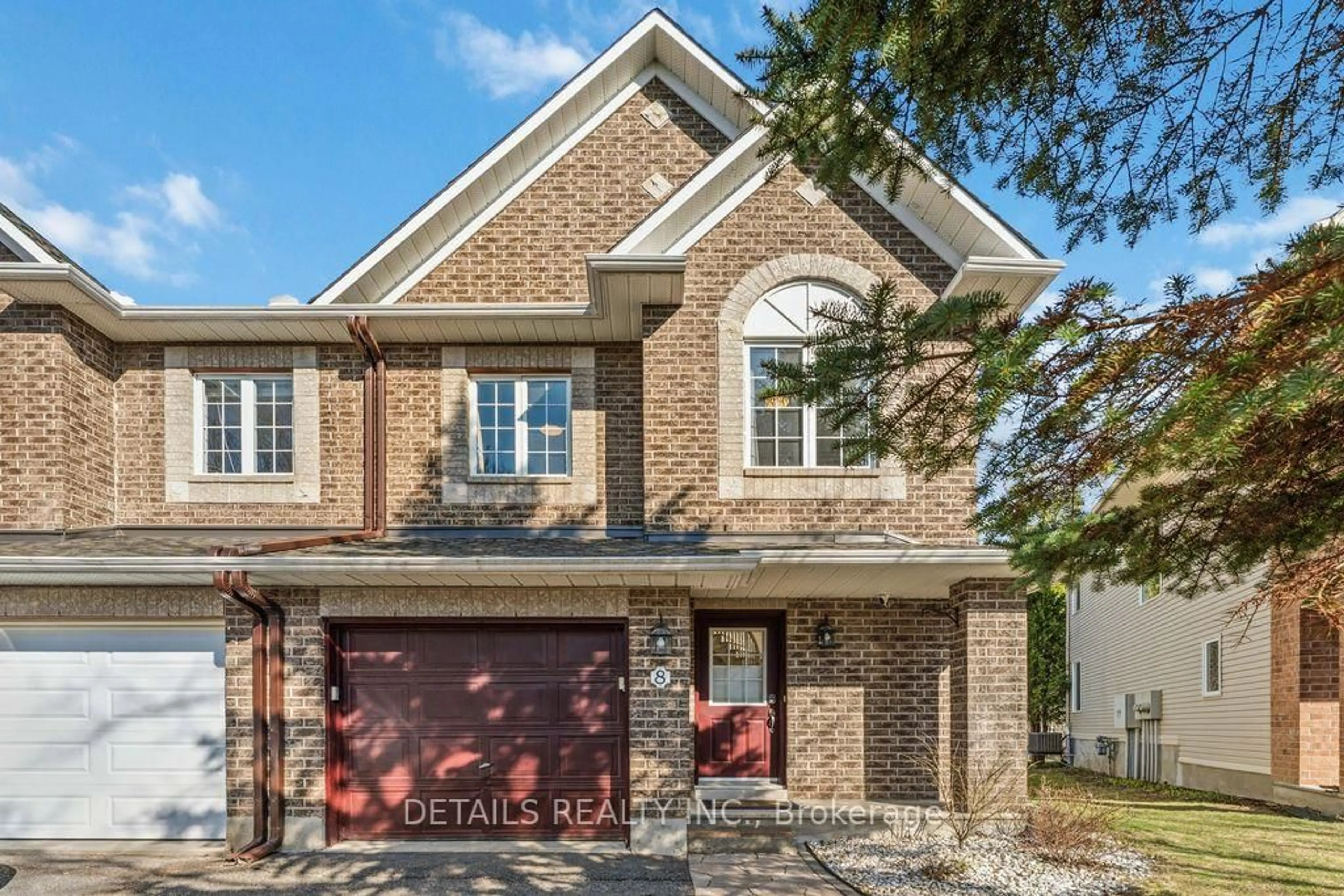 Home with brick exterior material, street for 8 Wimbledon Way, Ottawa Ontario K2K 3J2