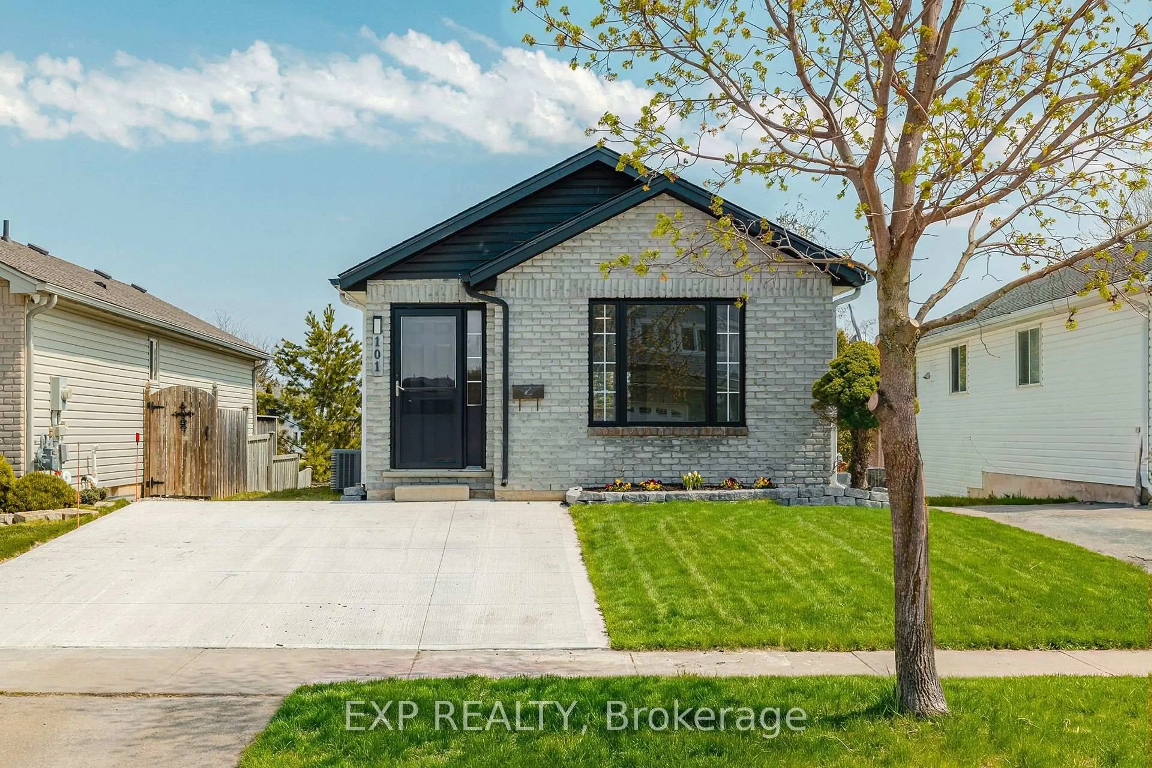 Home with brick exterior material, street for 101 Anastasia Cres, Brantford Ontario N3P 2A8