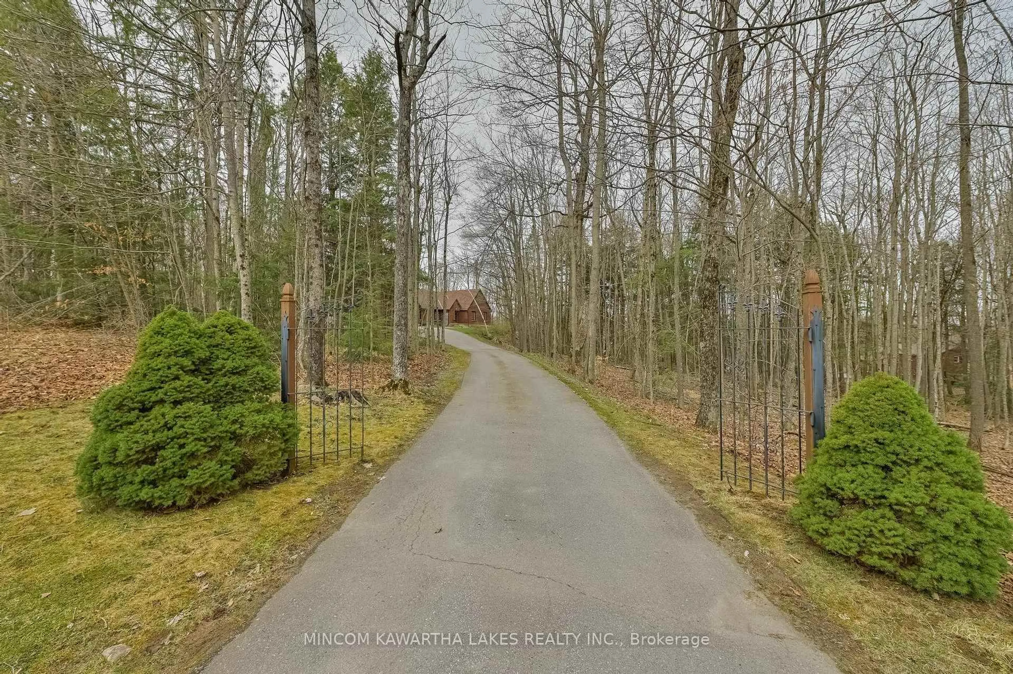 A pic from outside/outdoor area/front of a property/back of a property/a pic from drone, forest/trees view for 994 Birchview Cres, Selwyn Ontario K0L 1H0