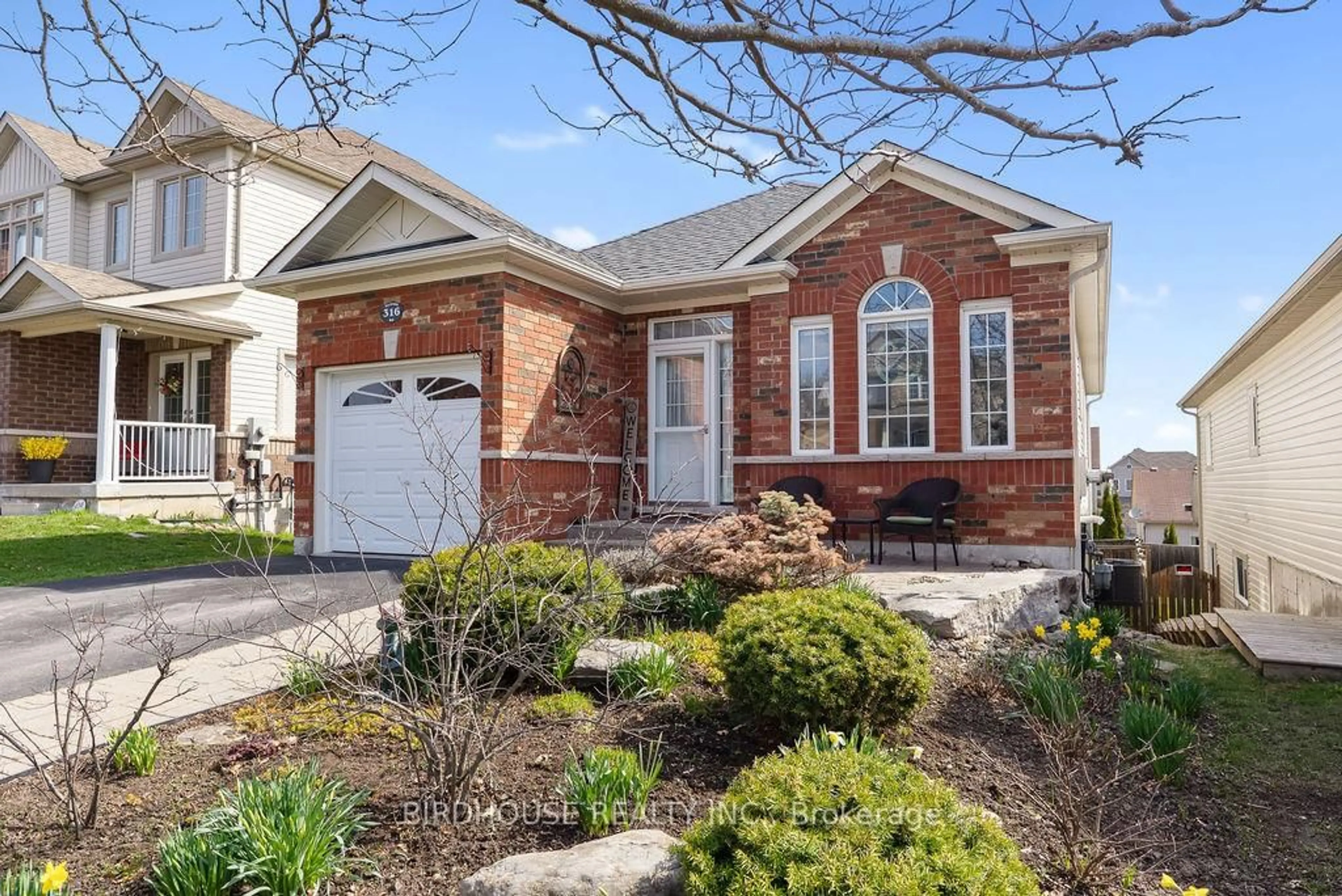 Home with brick exterior material, street for 316 Blacksmith Way, Peterborough Ontario K9L 0B5