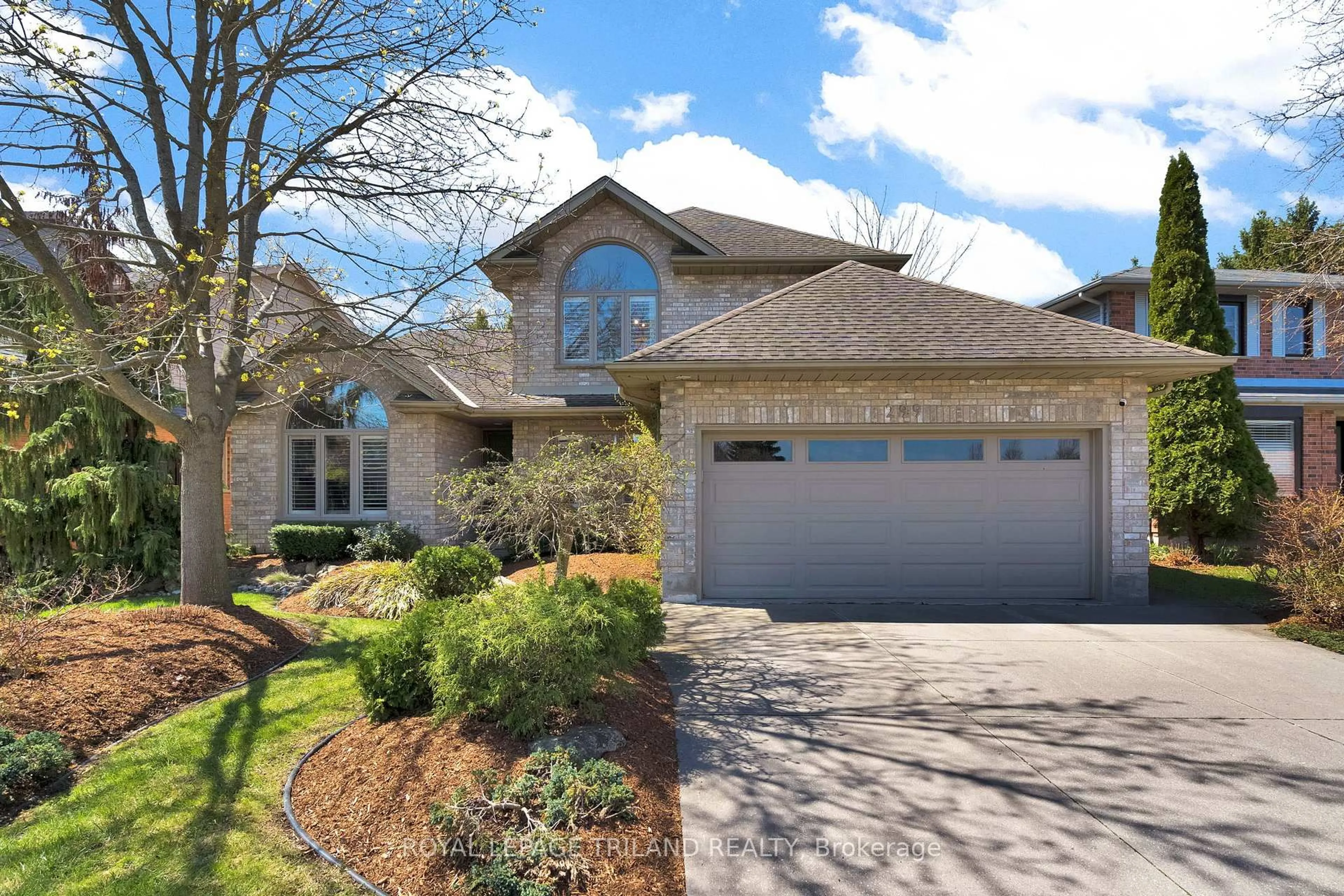 Home with brick exterior material, street for 299 Ambleside Dr, London North Ontario N6G 4V7