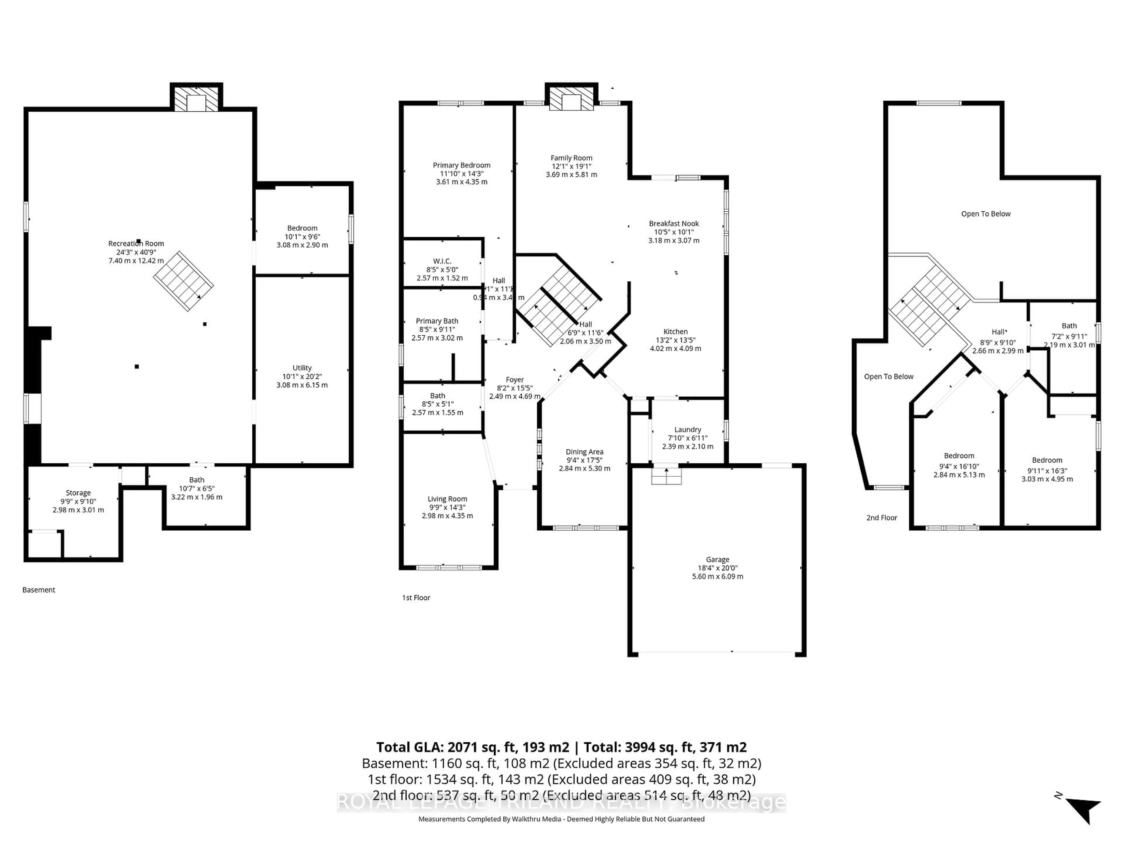 Floor plan for 299 Ambleside Dr, London North Ontario N6G 4V7