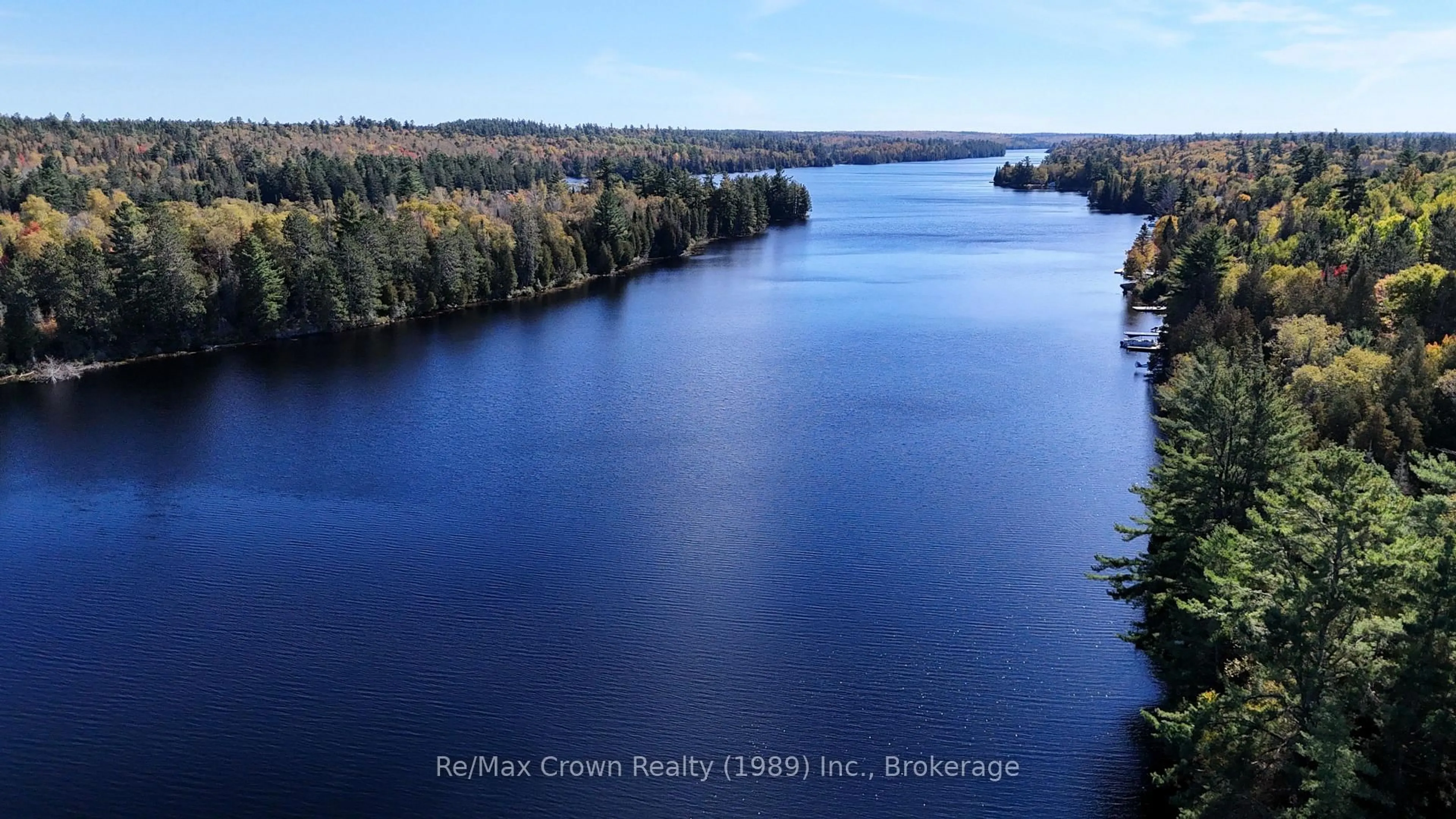 A pic from outside/outdoor area/front of a property/back of a property/a pic from drone, water/lake/river/ocean view for 149 White Pine Rd, Unorganized Townships Ontario P0H 2K0
