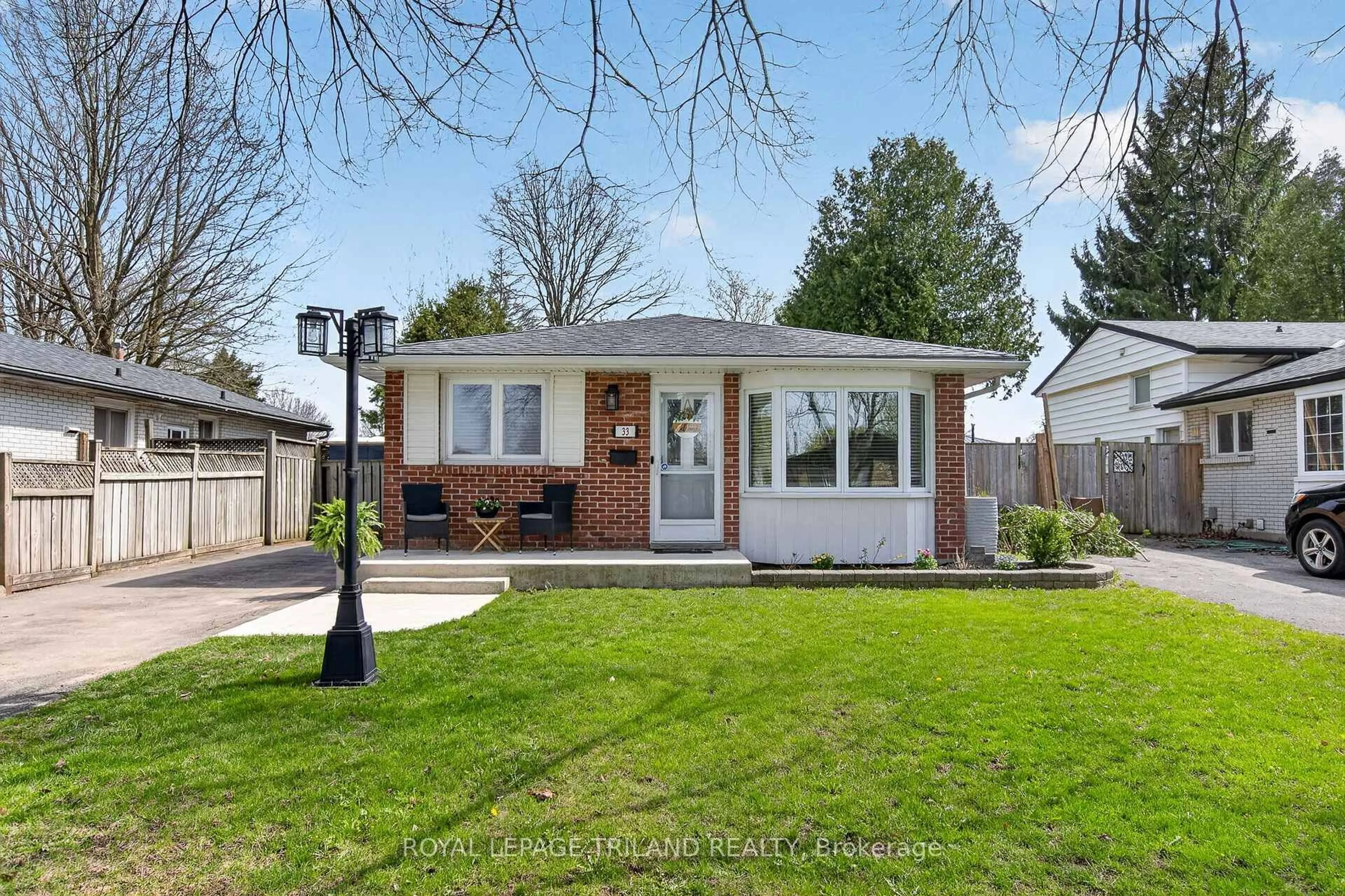 Home with brick exterior material, street for 33 Buchan Rd, London East Ontario N5V 1K9