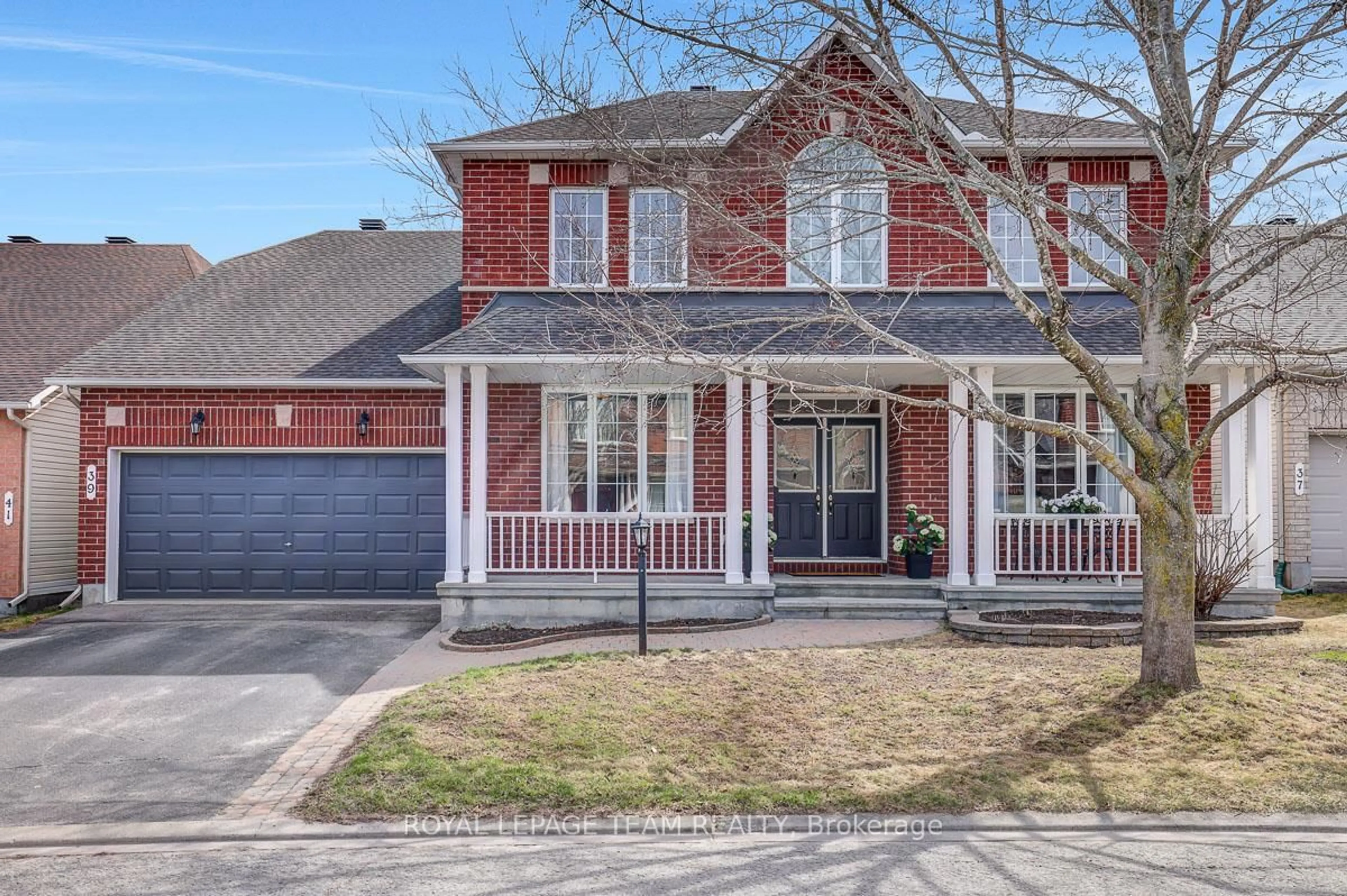 Home with brick exterior material, street for 39 Crosspointe Ave, Ottawa Ontario K2G 6N4