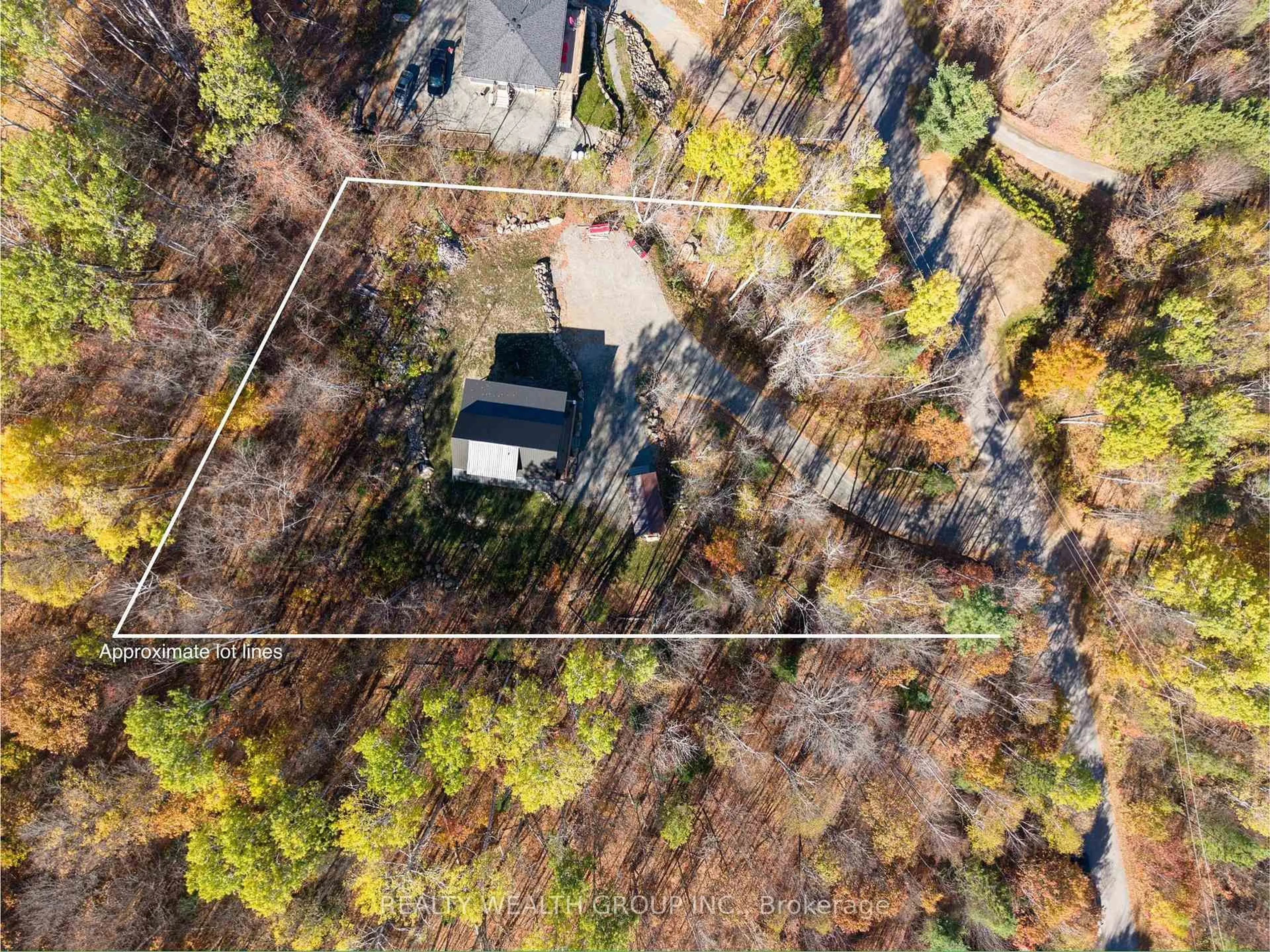 A pic from outside/outdoor area/front of a property/back of a property/a pic from drone, forest/trees view for 684 Mitchell Rd, Barry's Bay Ontario K0J 1B0