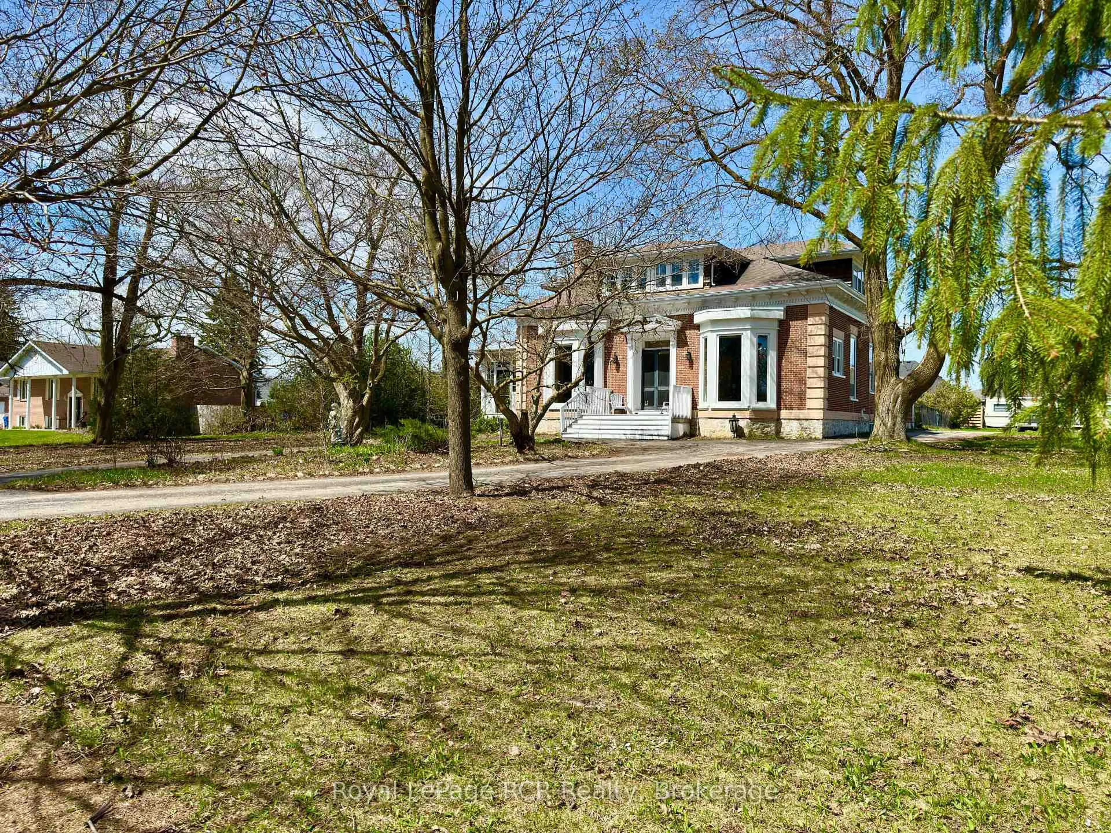 A pic from outside/outdoor area/front of a property/back of a property/a pic from drone, street for 388 Durham Rd, West Grey Ontario N0G 1R0